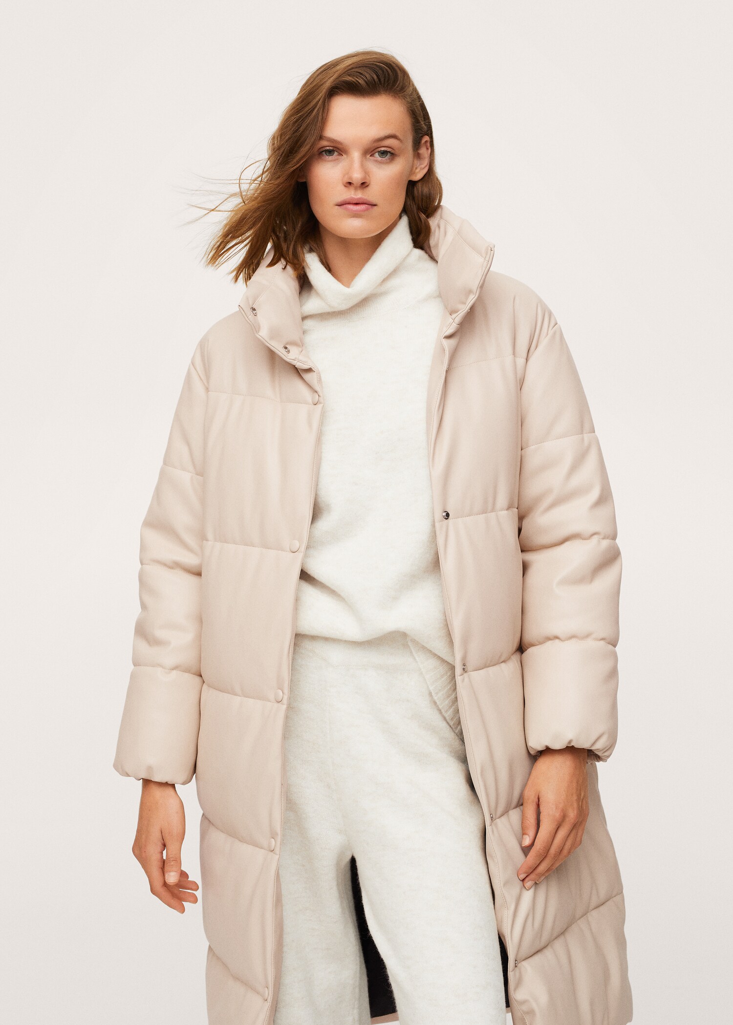Prošívaný kabát oversize - Detail zboží 1