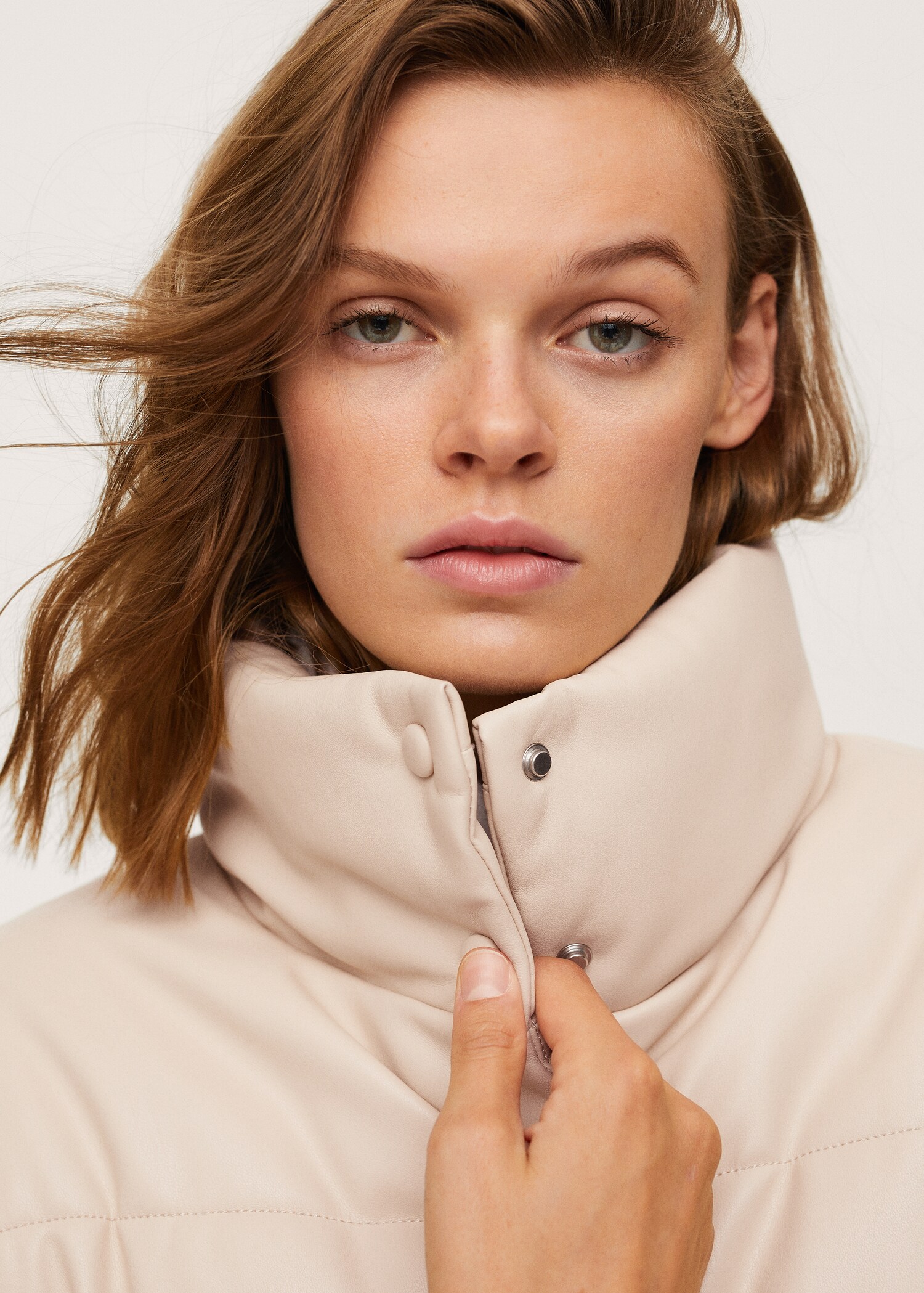 Prošívaný kabát oversize - Detail zboží 2