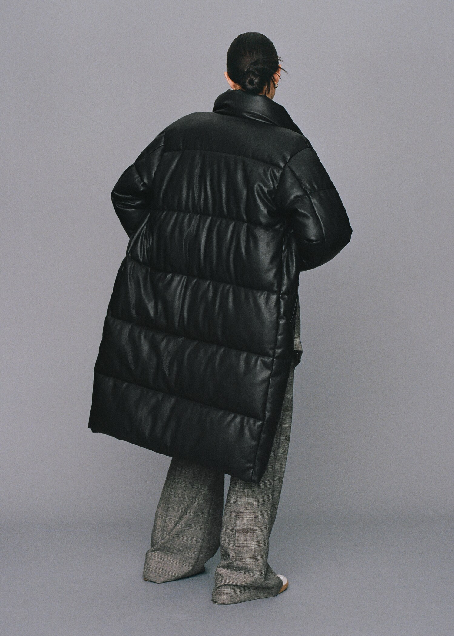 Prošívaný kabát oversize - Detail zboží 7