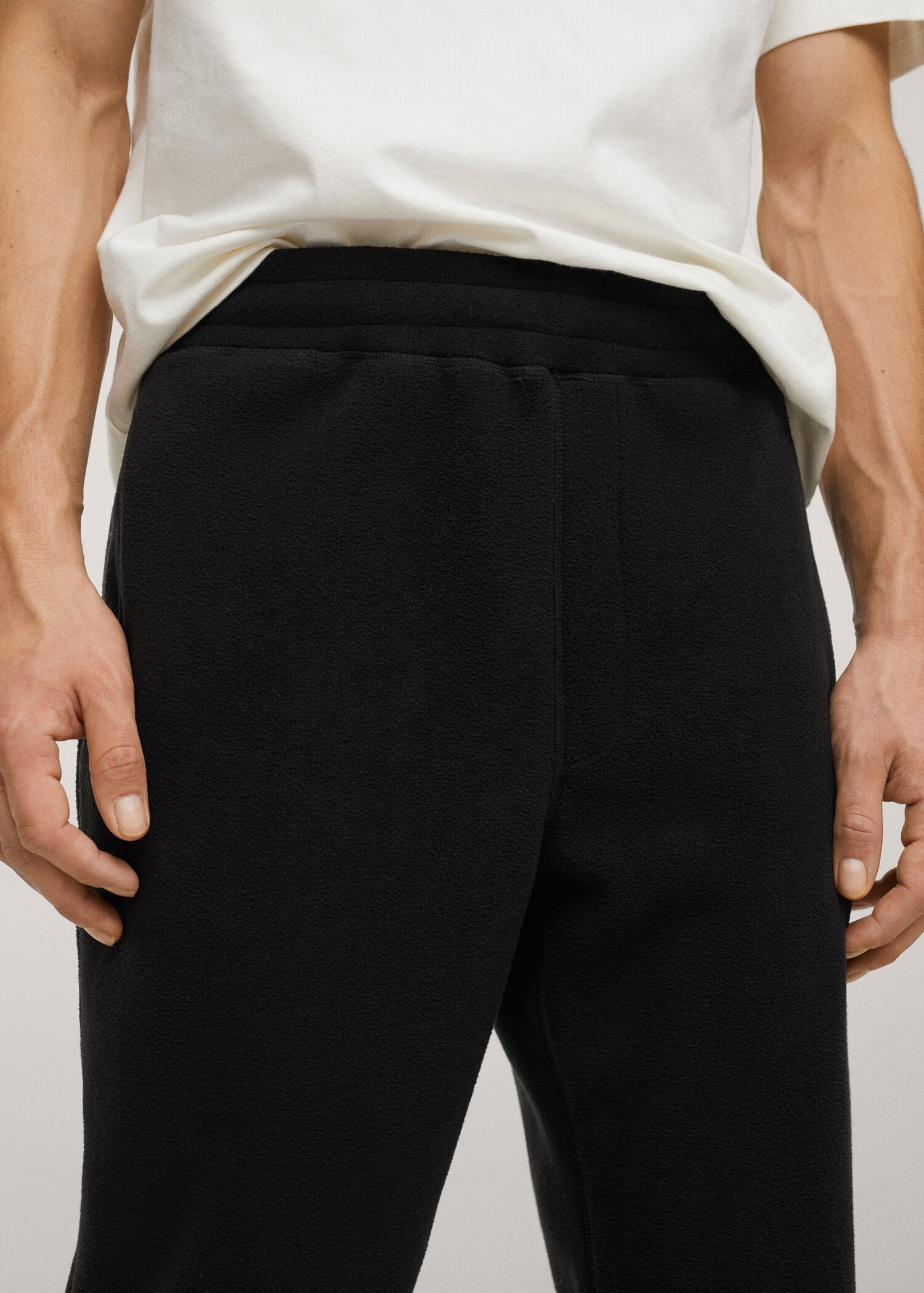 Fleecové kalhoty jogger  - Detail zboží 1