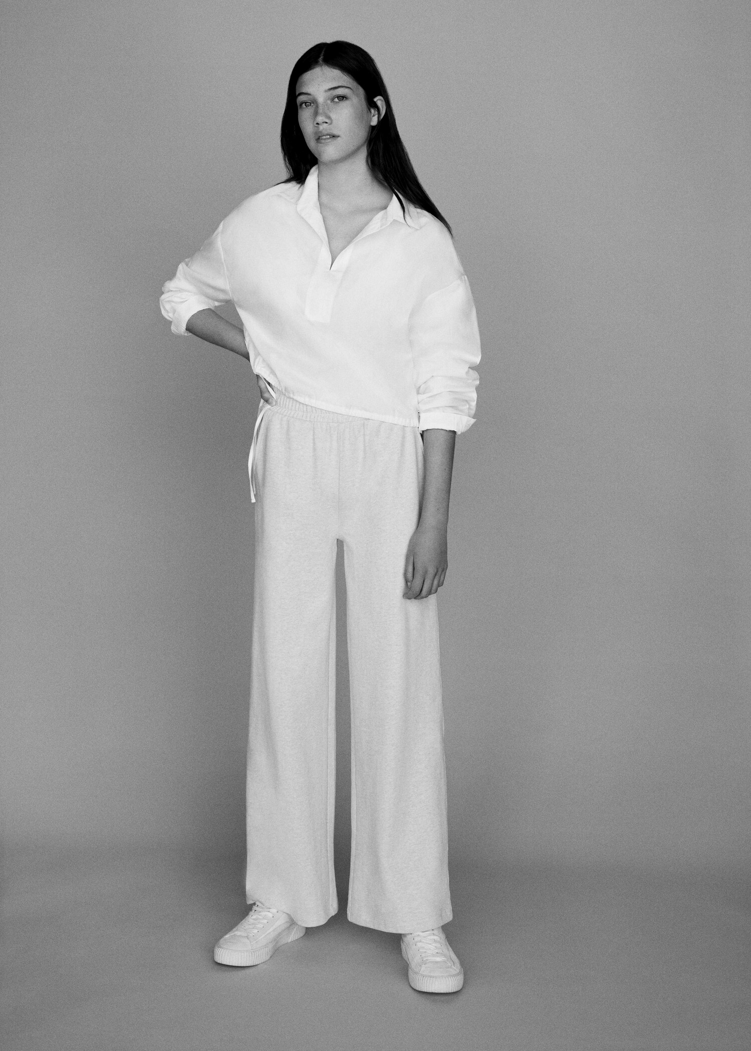 Bavlněné kalhoty culottes - Detail zboží 5