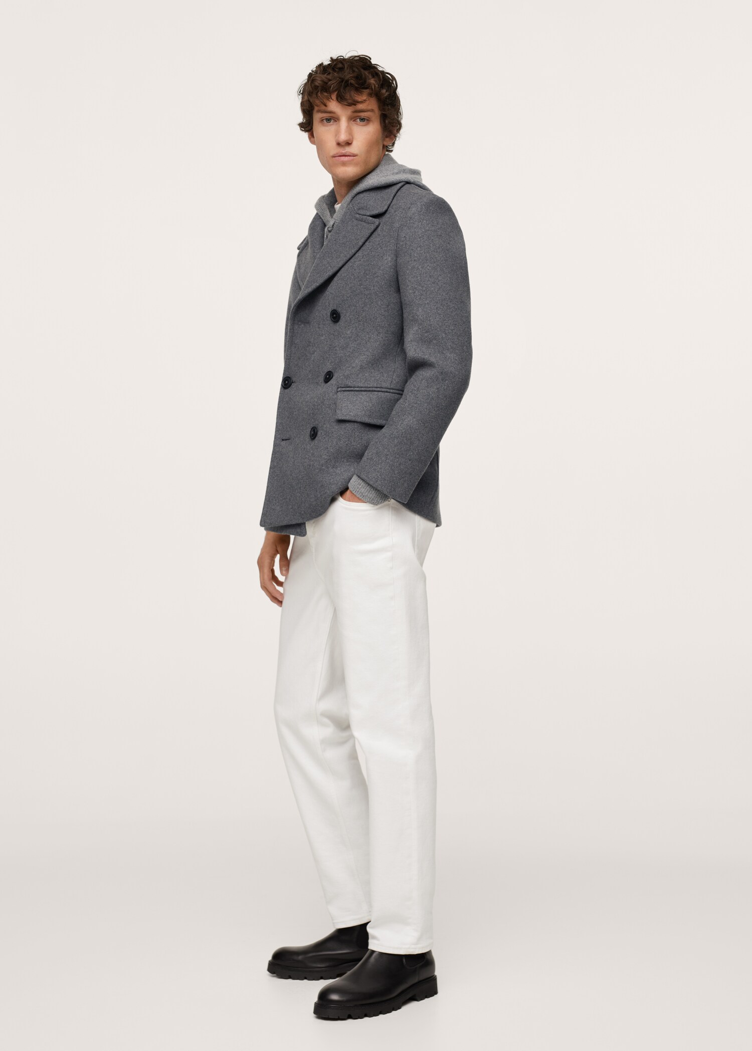 Recycled woollen coat - Details of the article 2