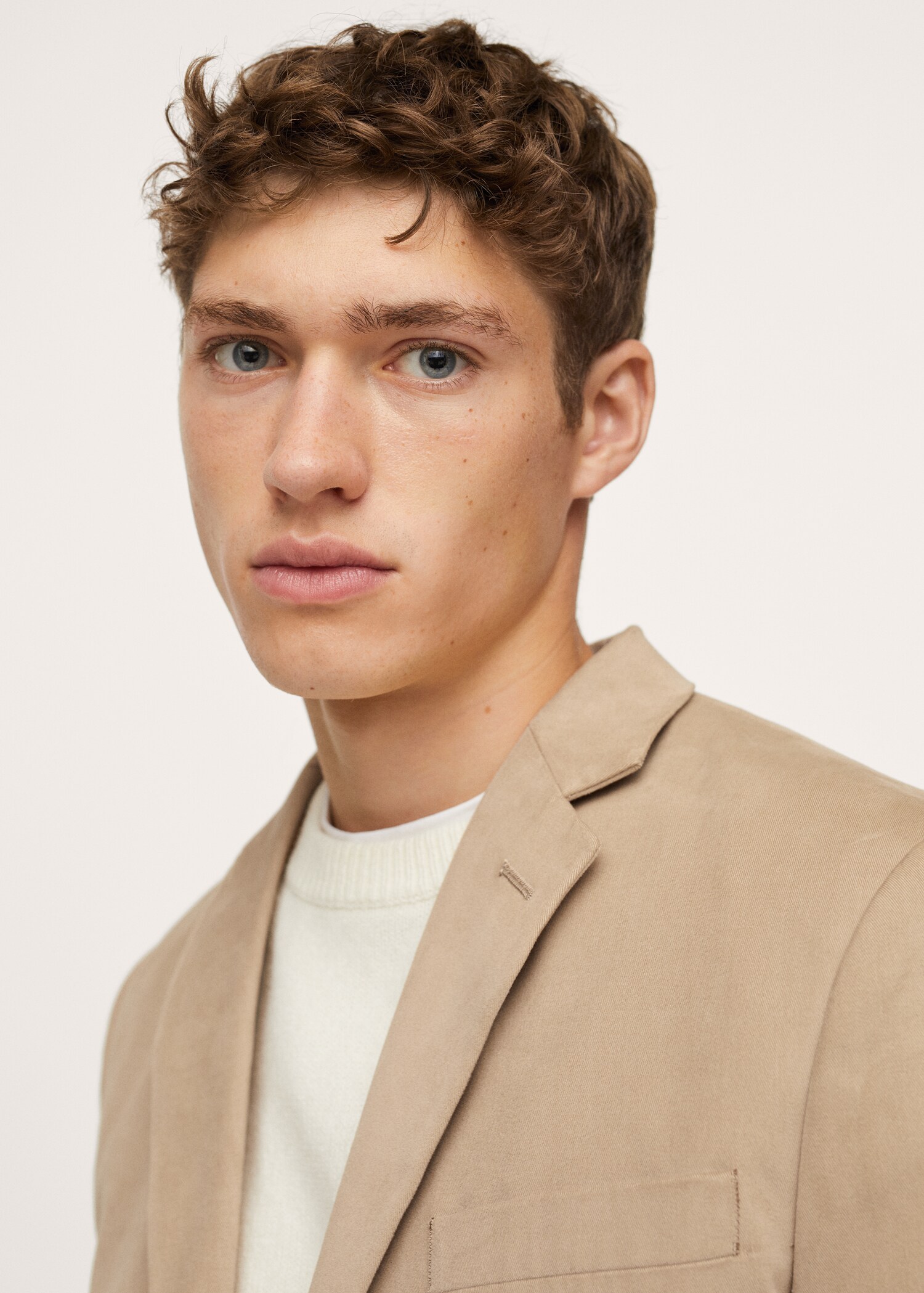 Blazer med tekstur, slim-fit - Artikkeldetalj 1