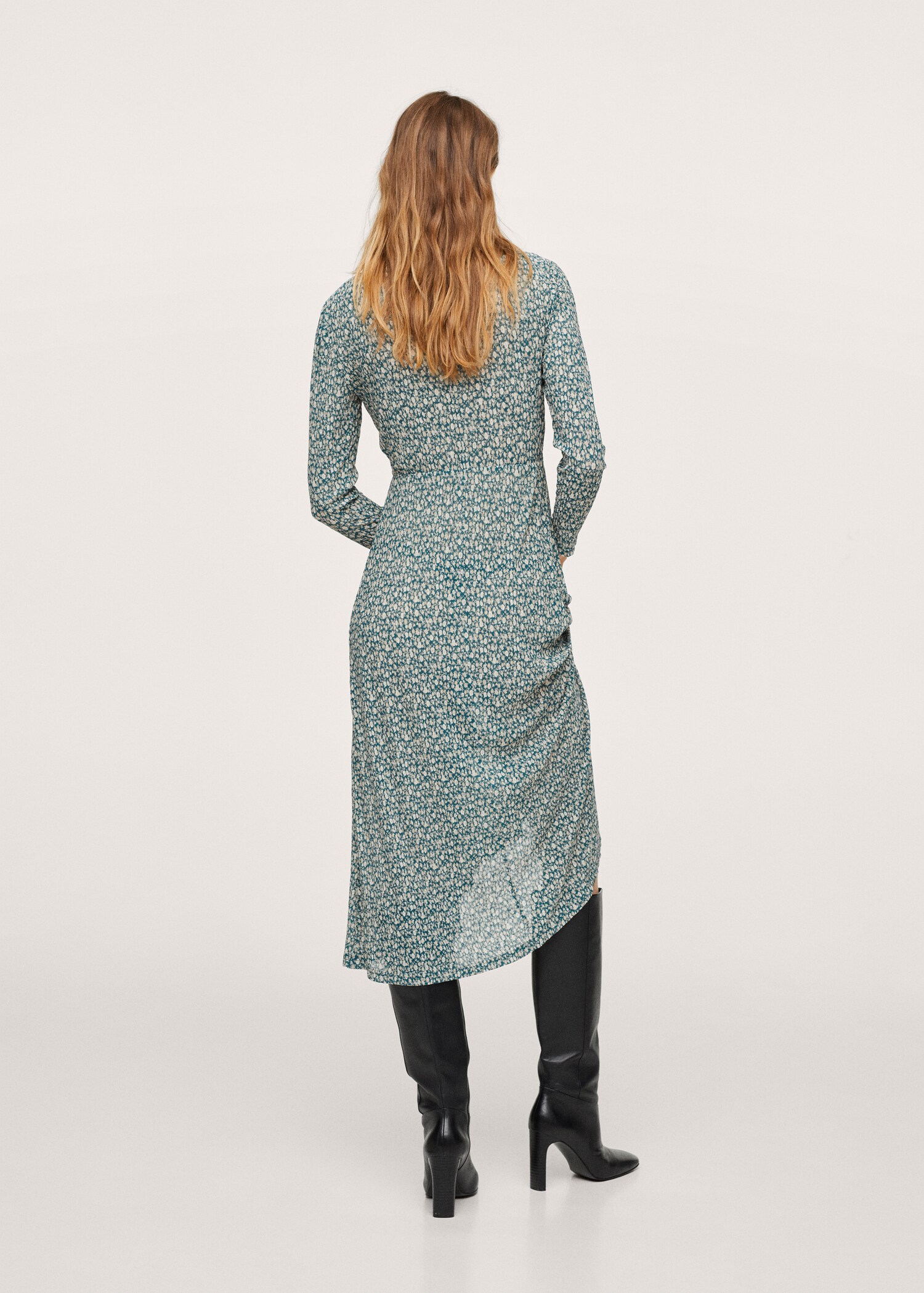 Vestido textura estampado - Reverso del artículo