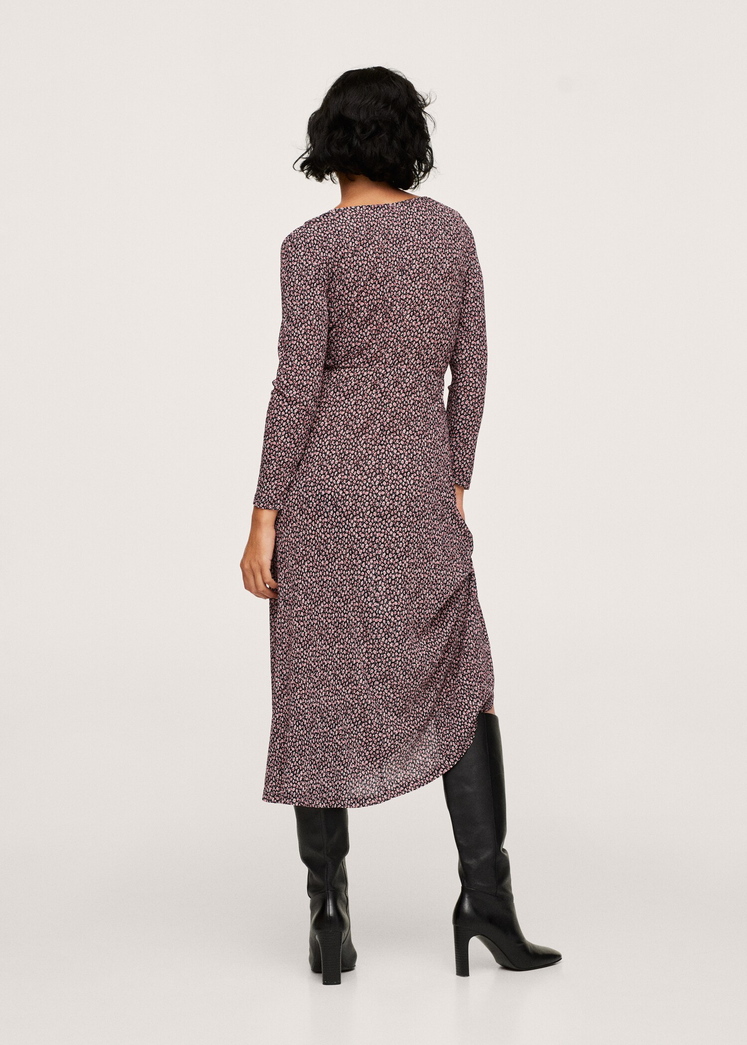 Vestido textura estampado - Reverso del artículo