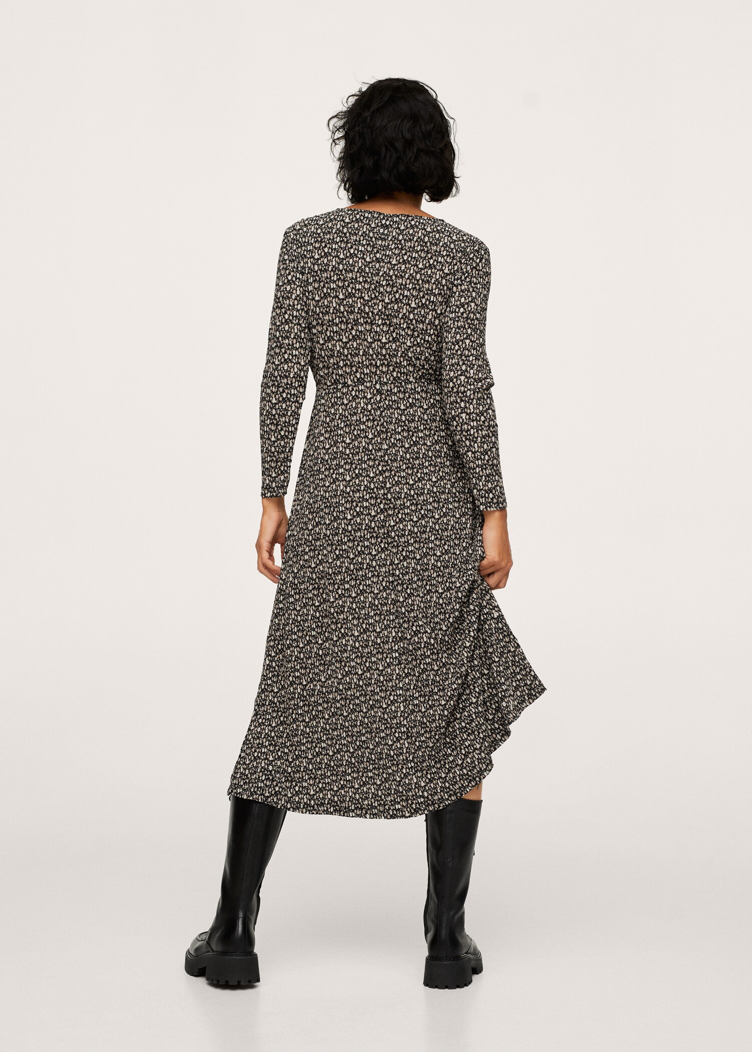 Vestido textura estampado - Reverso del artículo
