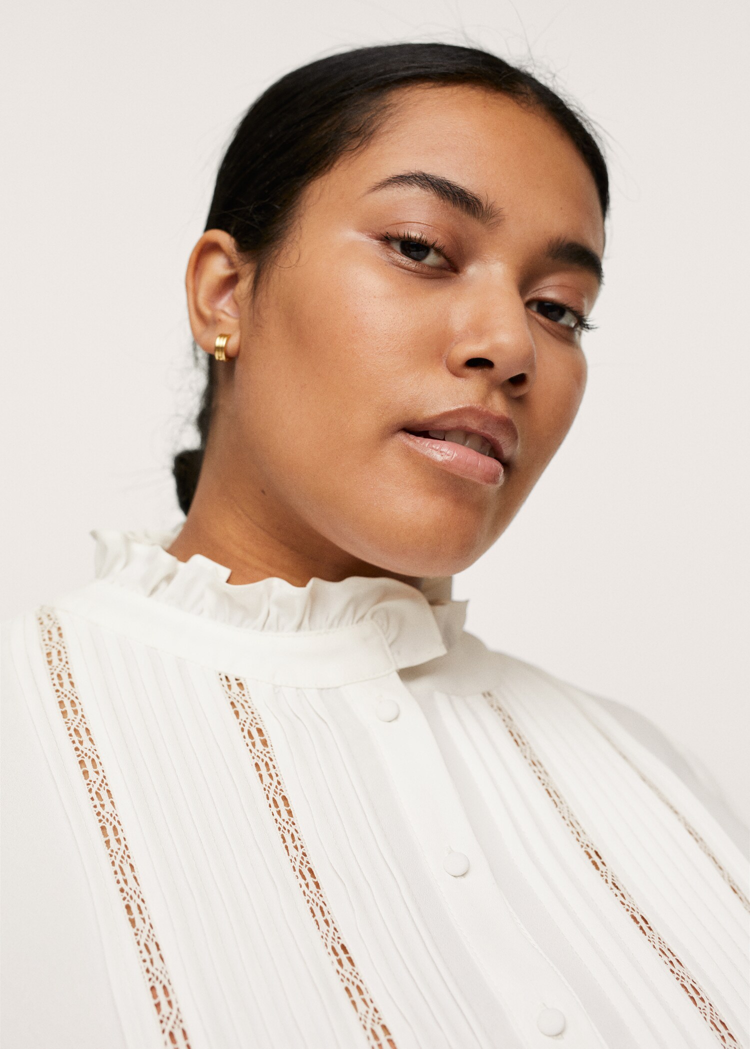 Pleated details blouse - Details of the article 2