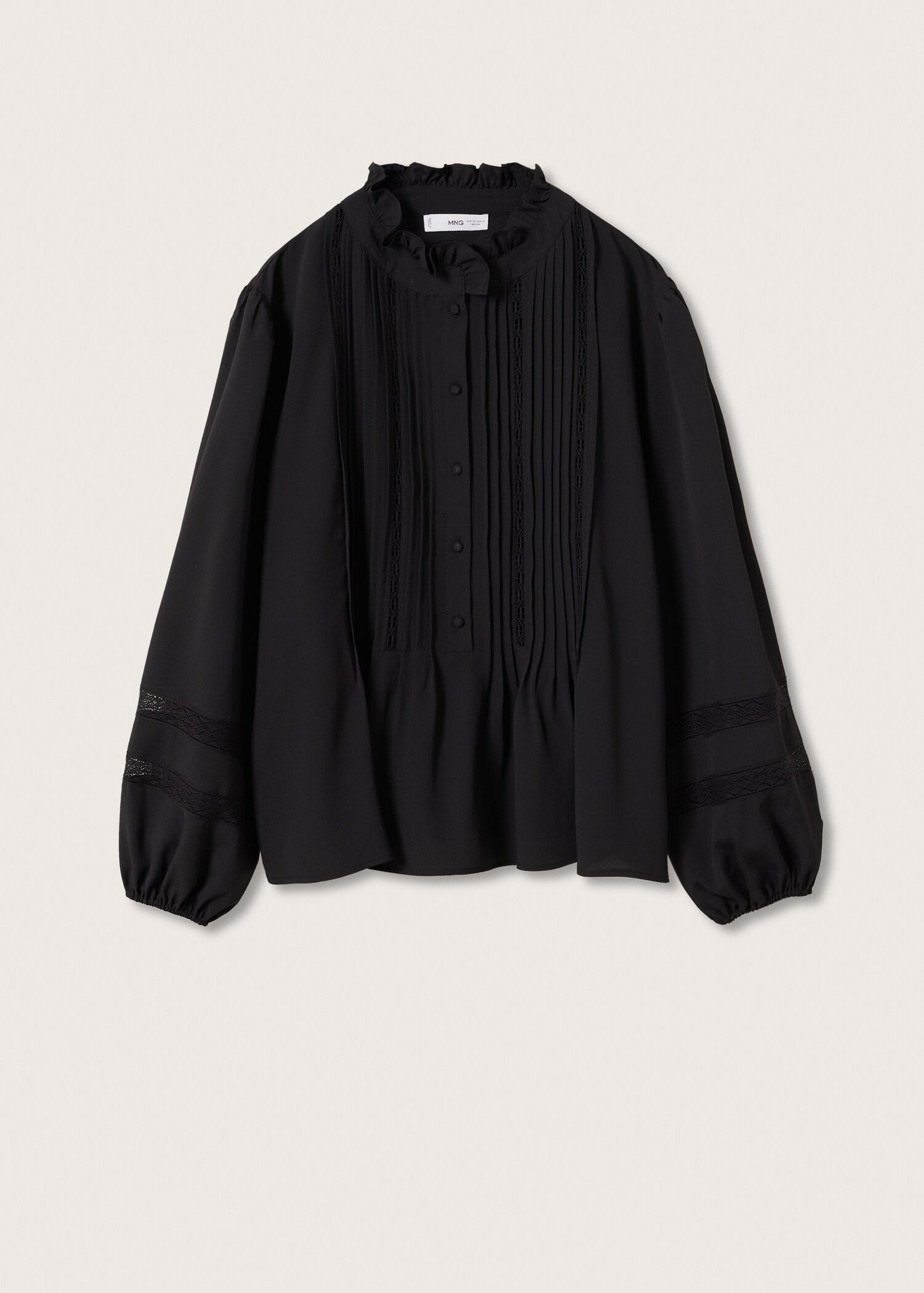 Pleated details blouse - Article without model
