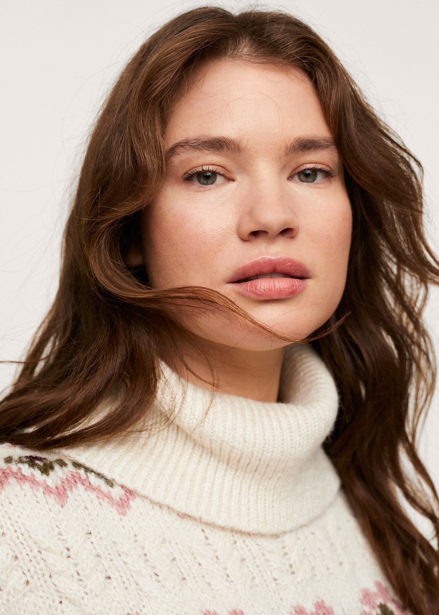 Knitted gilet with print - Details of the article 2