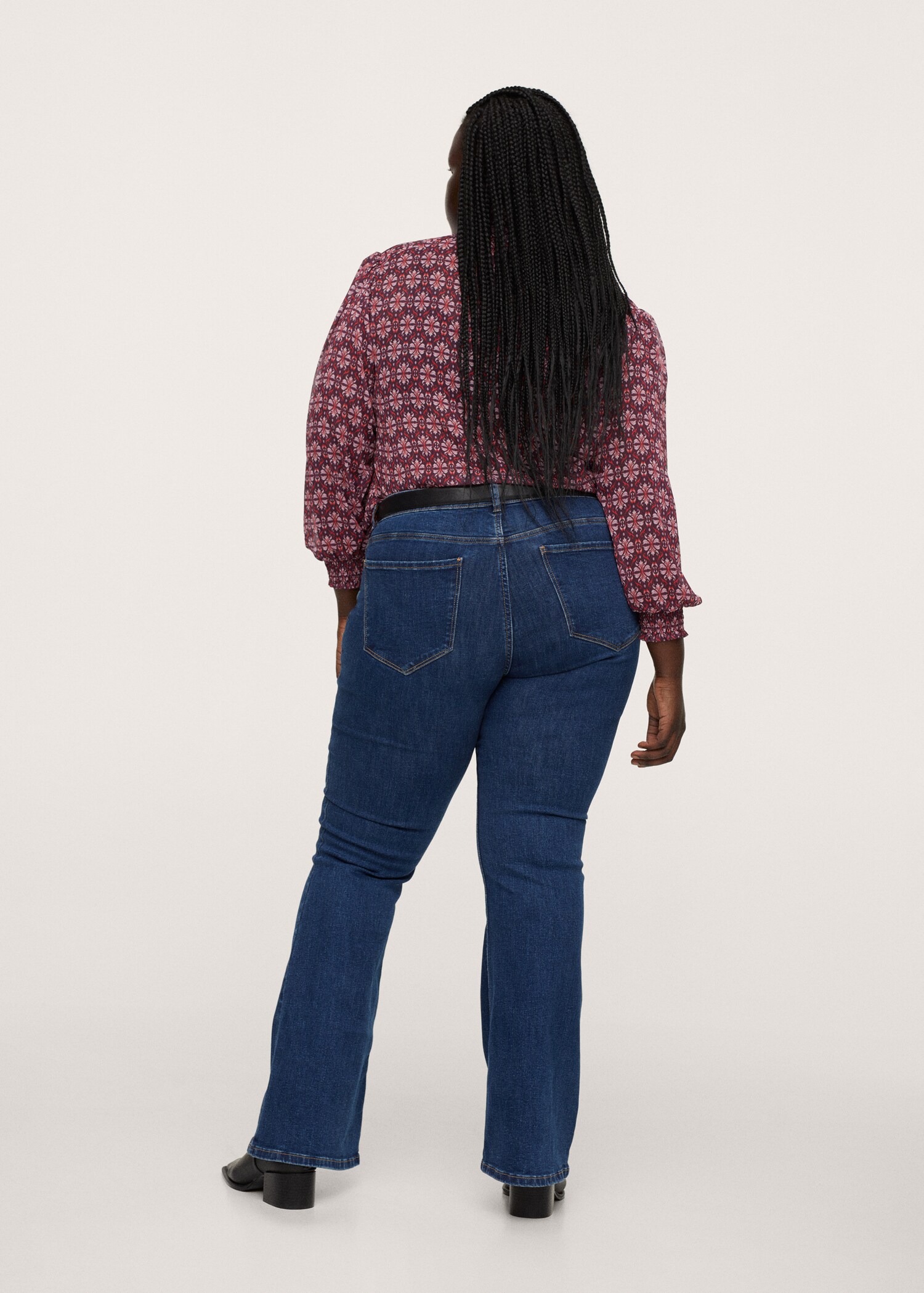 Floral print blouse - Reverse of the article