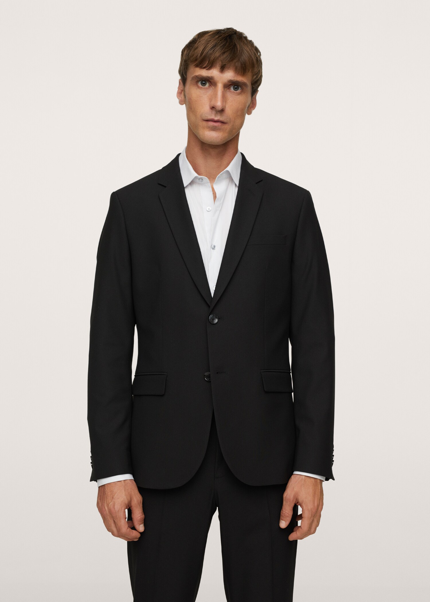 Oblekové sako super slim fit - Náhled ve středové rovině