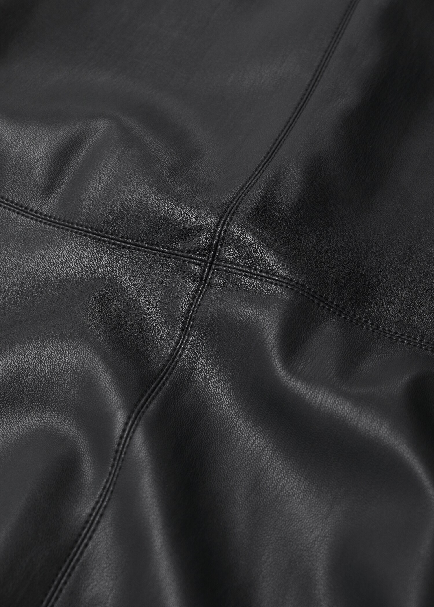 Šaty koženého vzhledu - Detail zboží 8
