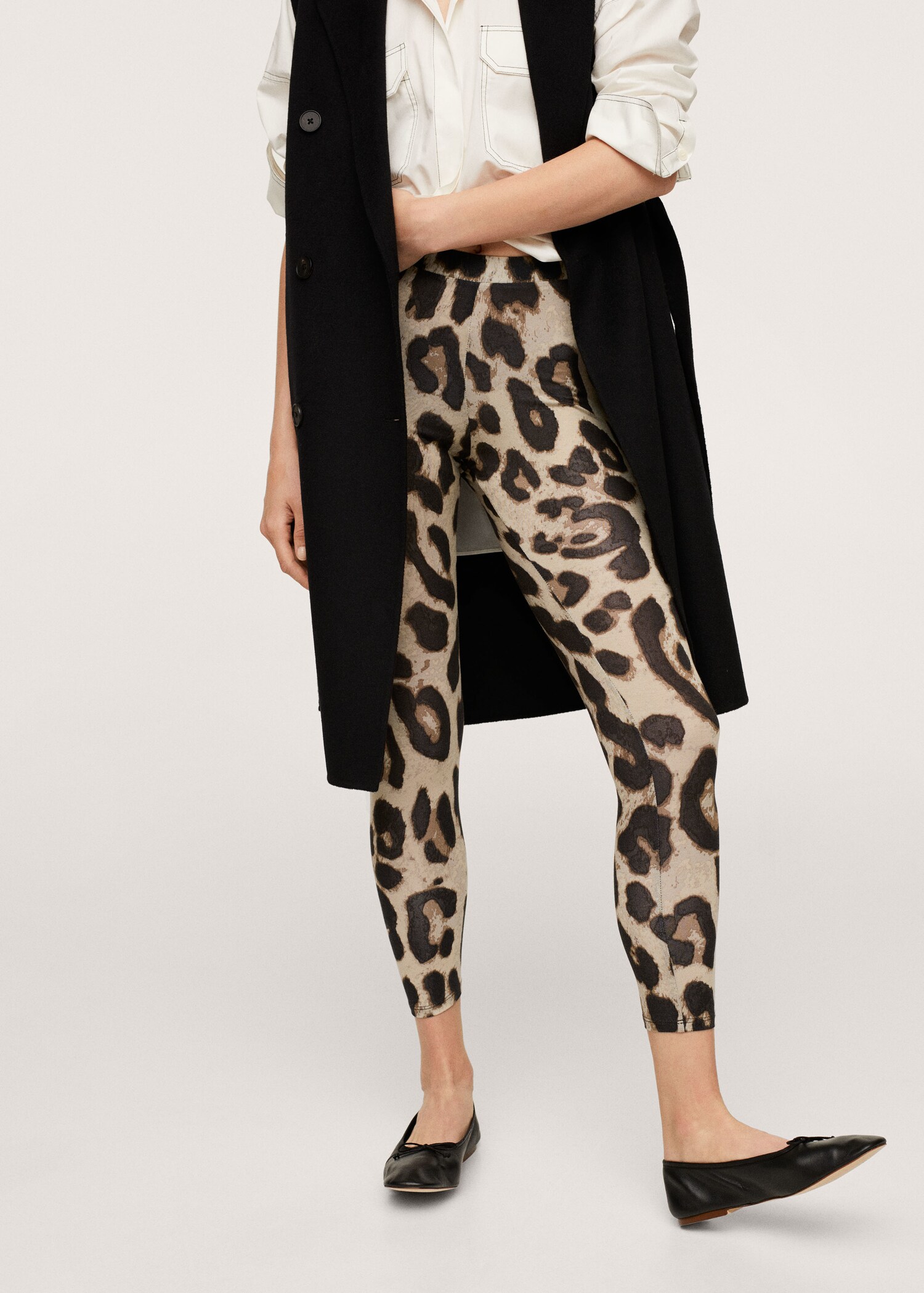 Leggings cintura alta - Plano medio