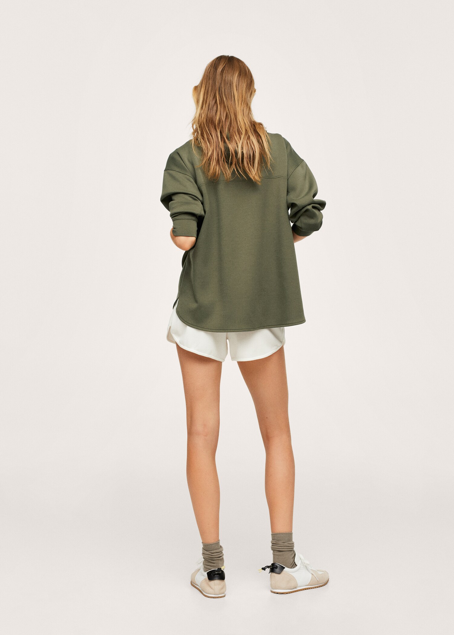 Sudadera capucha cremallera - Reverso del artículo