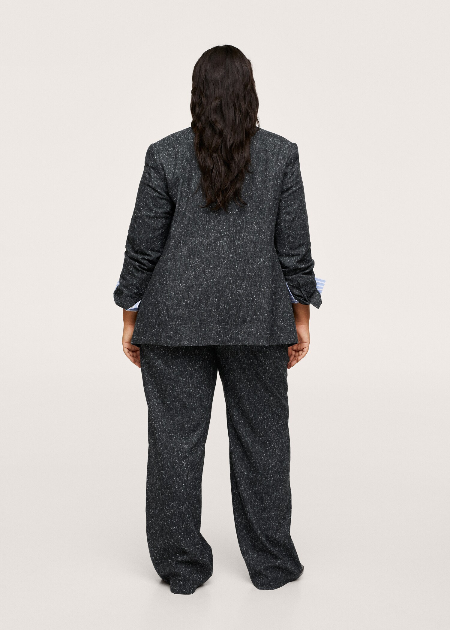 Americana traje jaspeada - Reverso del artículo