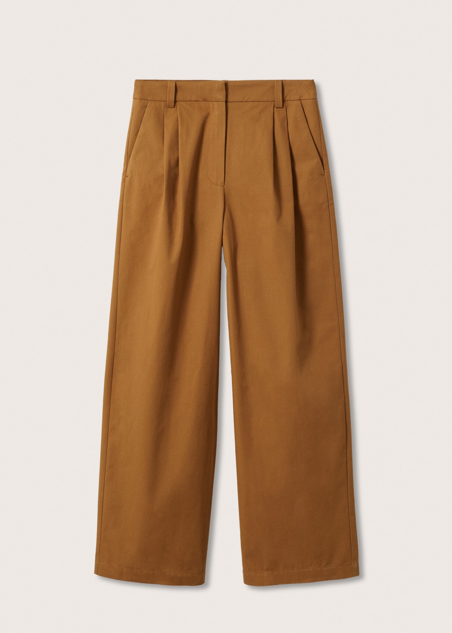 Bavlněné kalhoty se záševky - Zboží bez modelu
