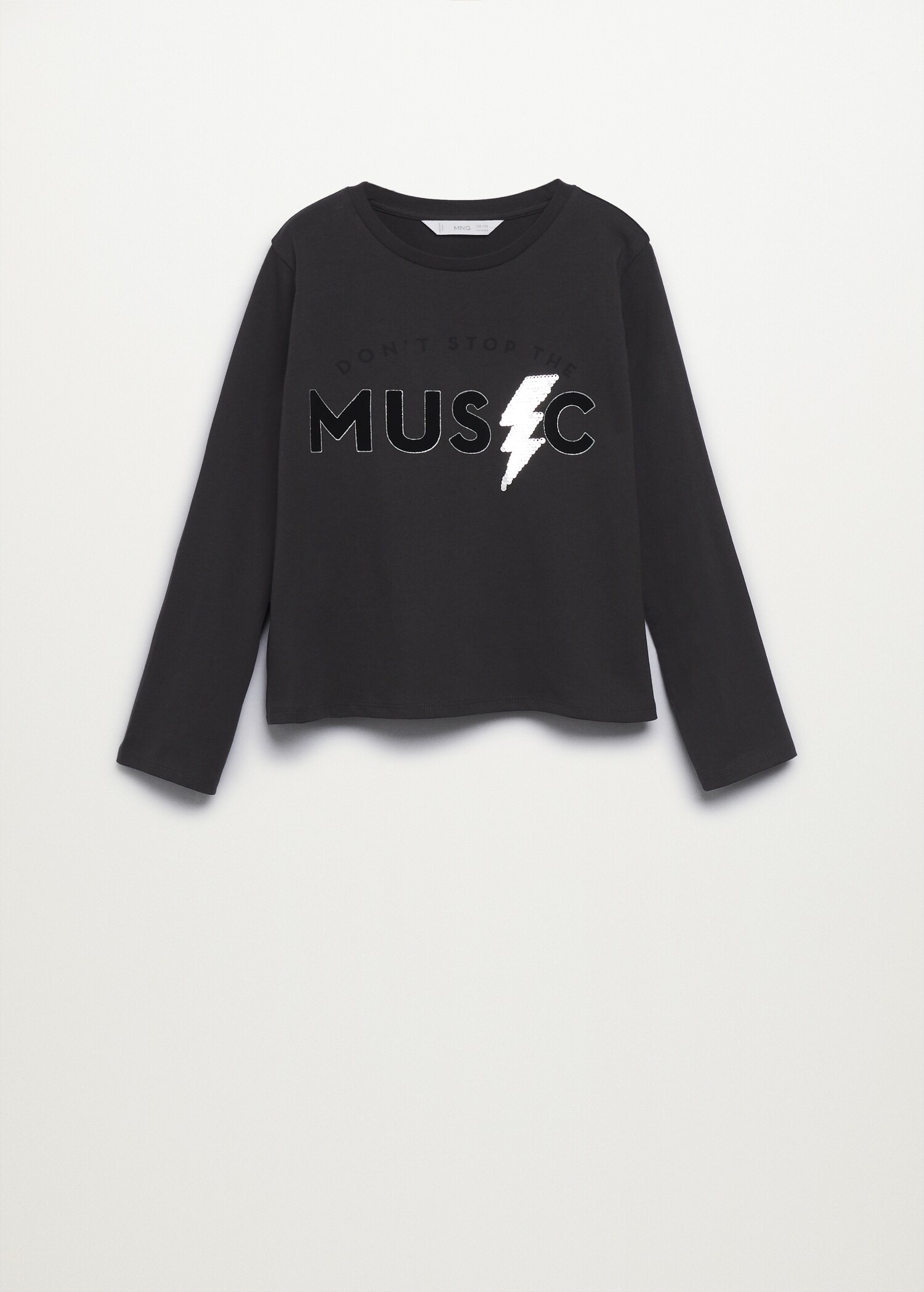 Long-sleeved t-shirt with sequins - Article without model