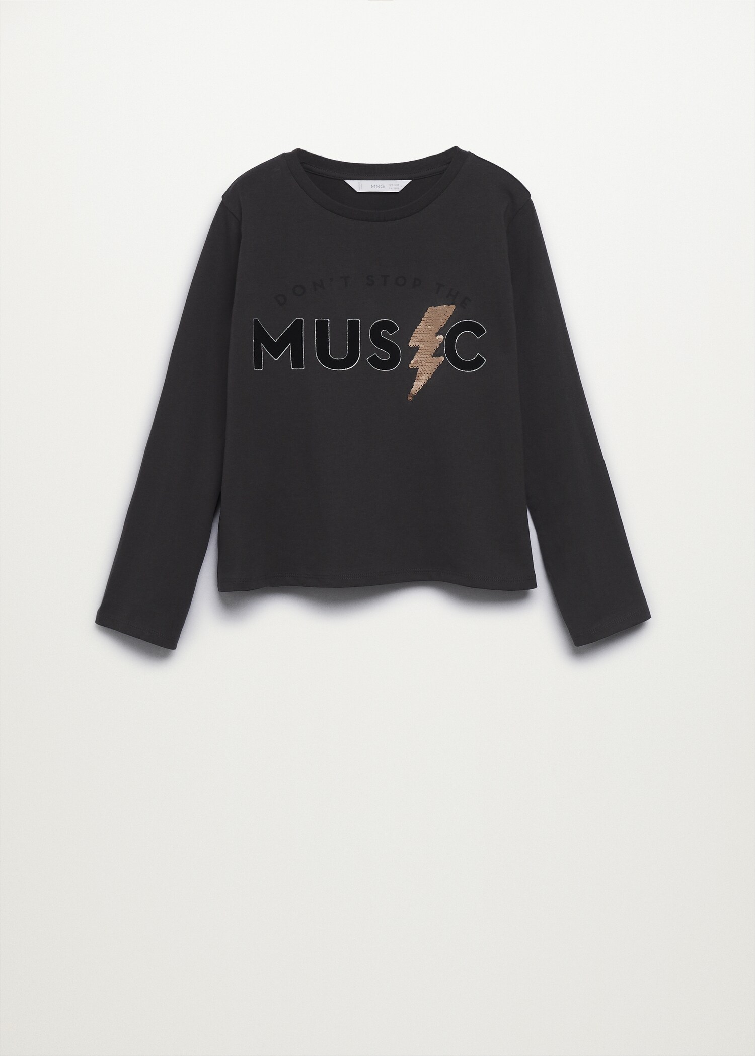 Long-sleeved t-shirt with sequins - Details of the article 7