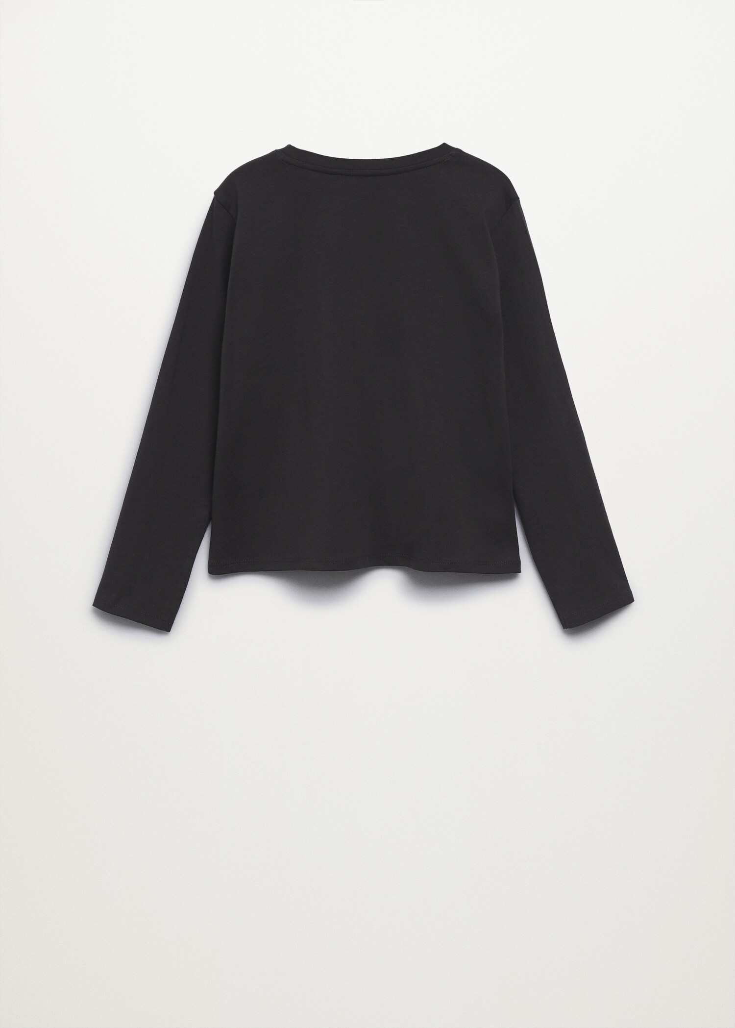 Long-sleeved t-shirt with sequins - Reverse of the article