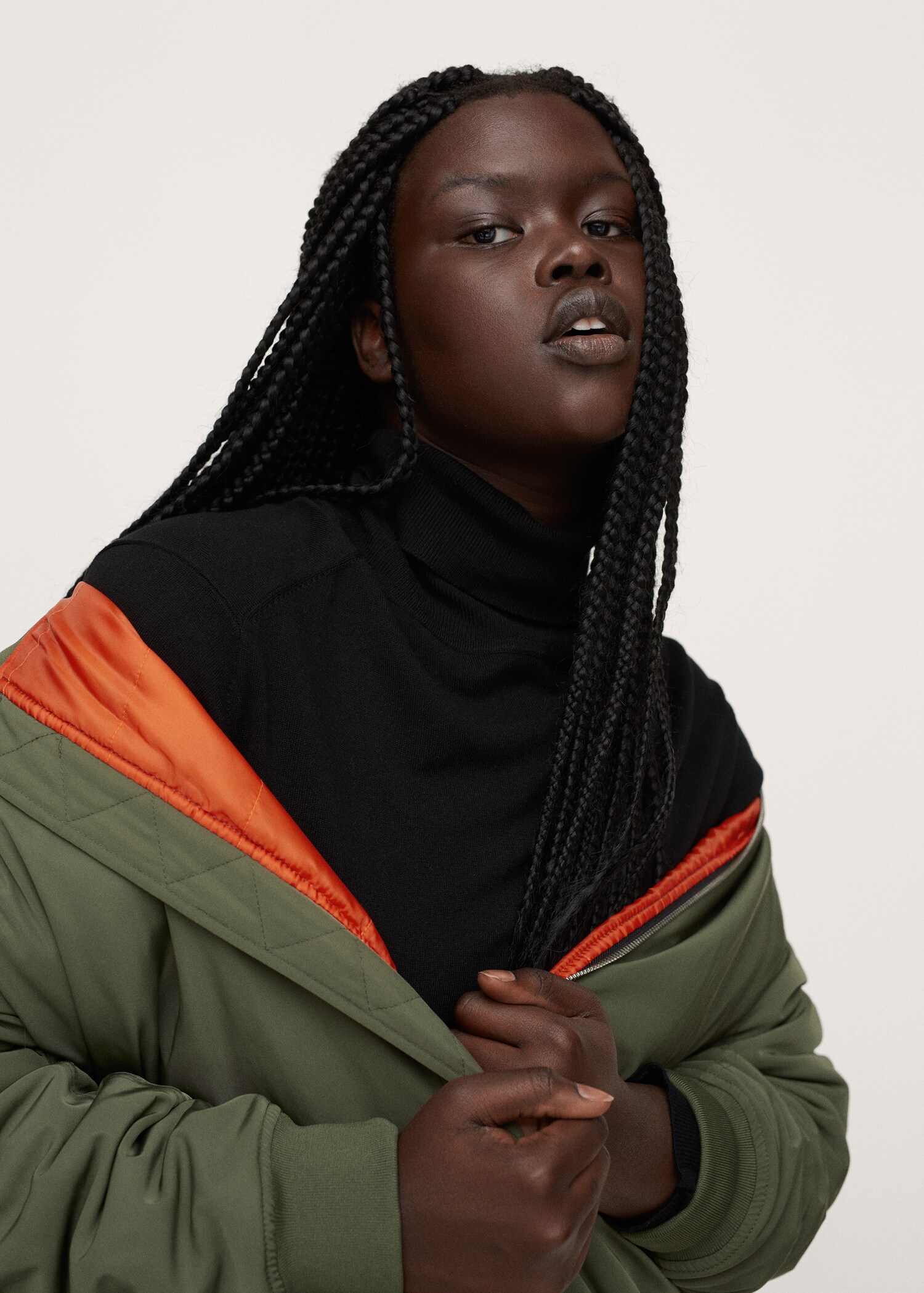 Chaqueta bomber combinada - Detalle del artículo 1