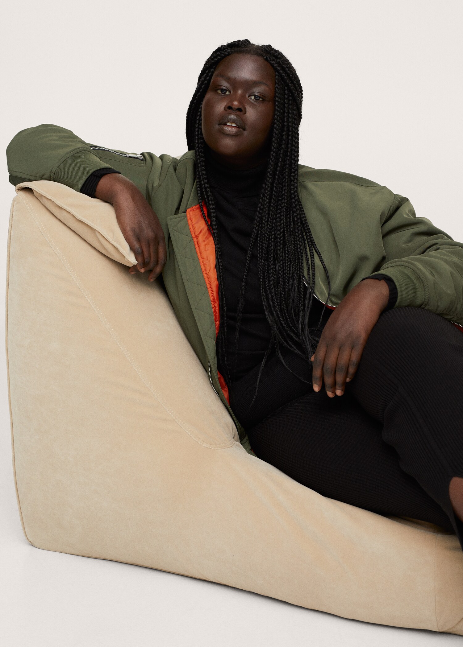 Chaqueta bomber combinada - Detalle del artículo 3
