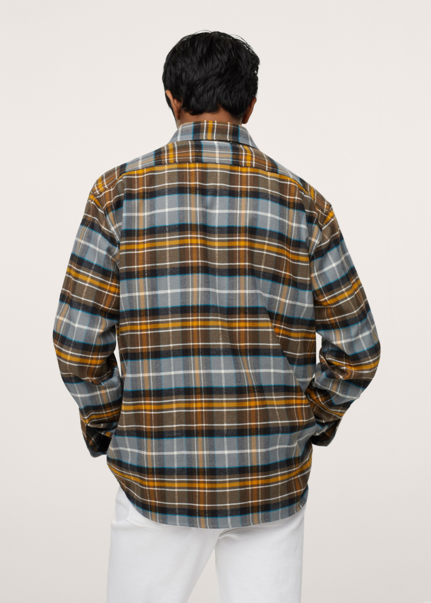 Chemise flanelle à carreaux - Verso de l’article