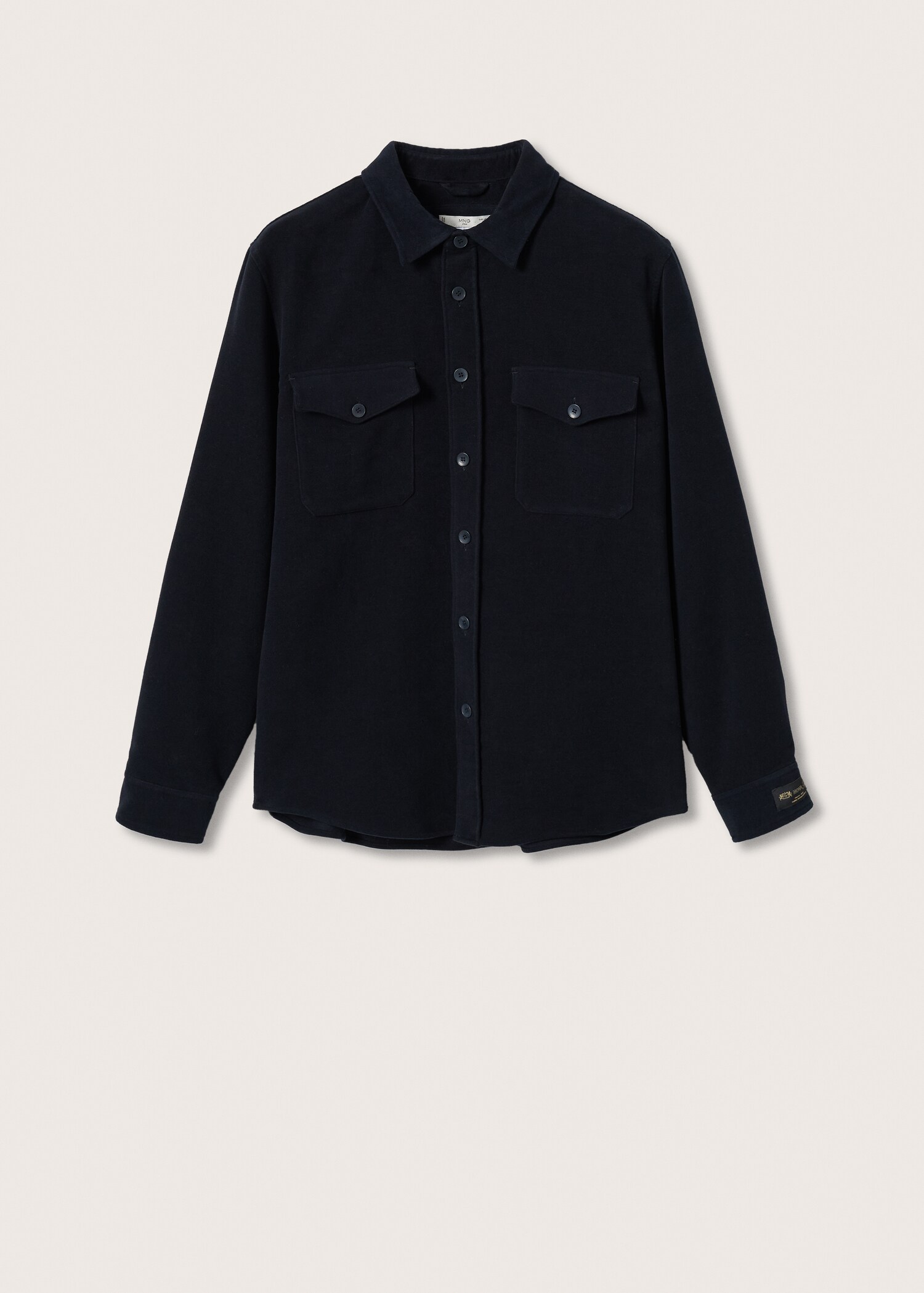 Sobrecamisa textura bolsillos - Artículo sin modelo