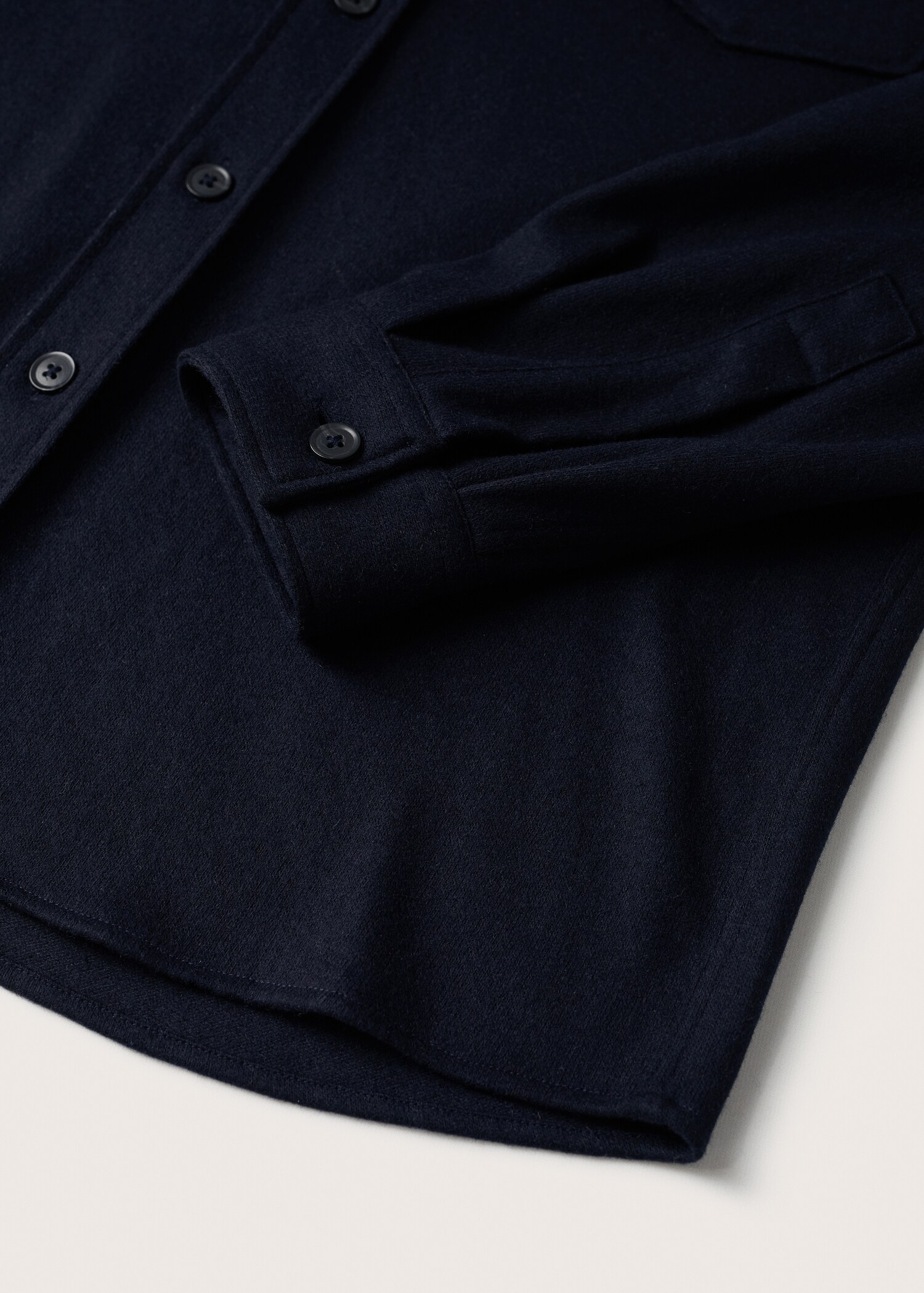 Sobrecamisa lana bolsillos - Detalle del artículo 7