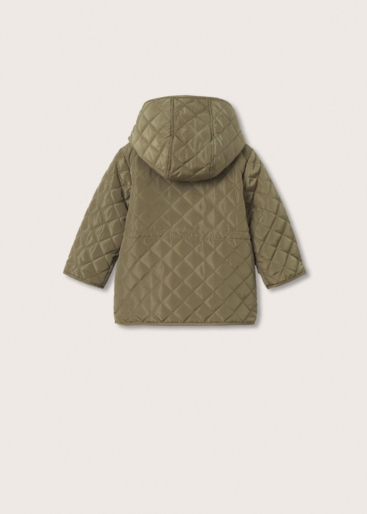 Anorak acolchado capucha - Reverso del artículo