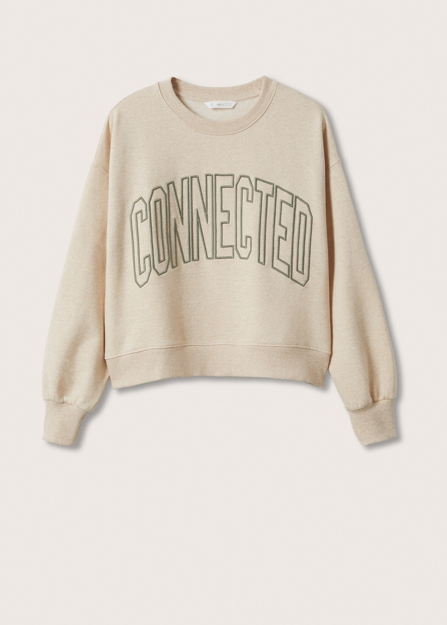 Sudadera oversize mensaje - Artículo sin modelo