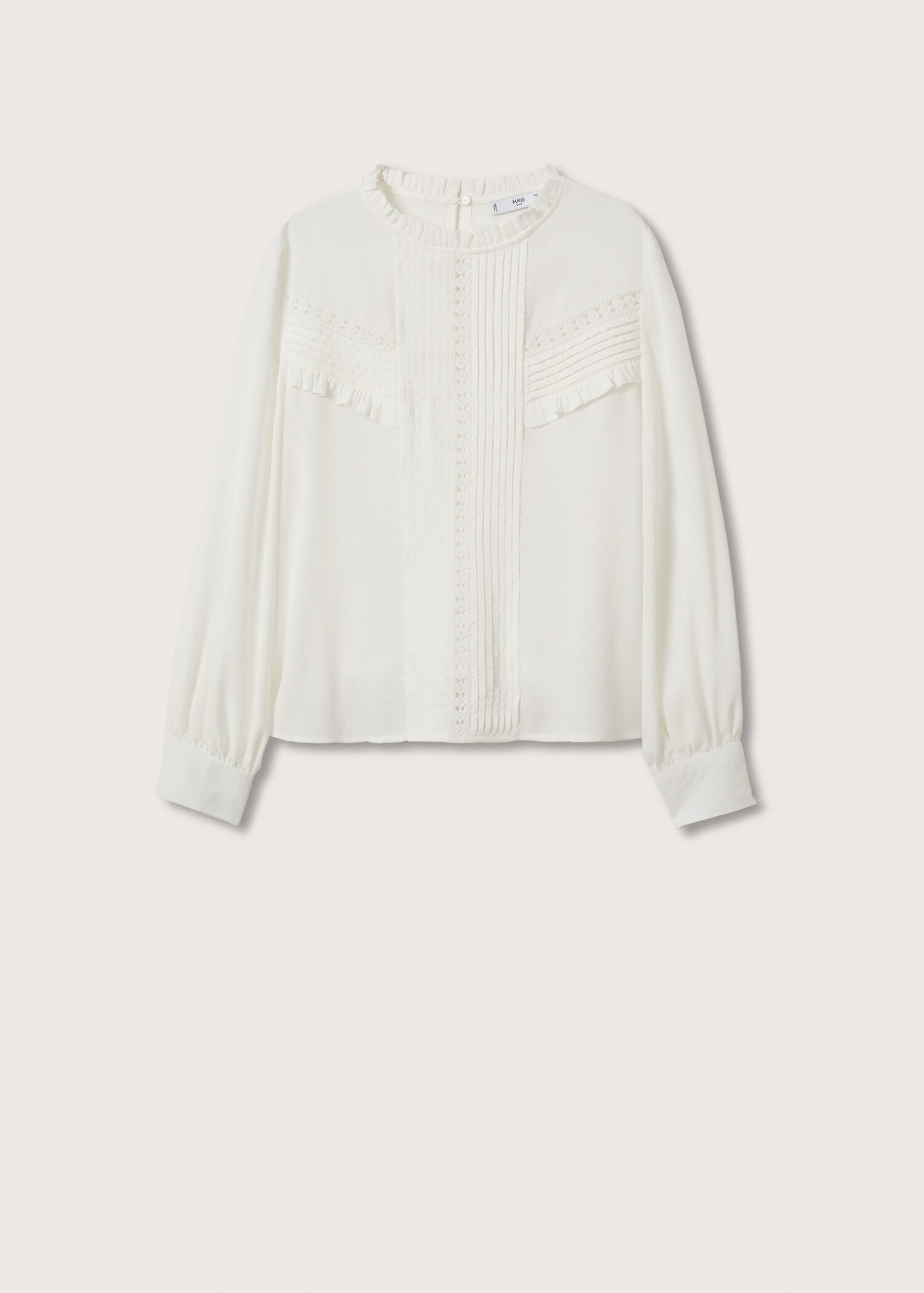 Blusa detalles plisados - Artículo sin modelo