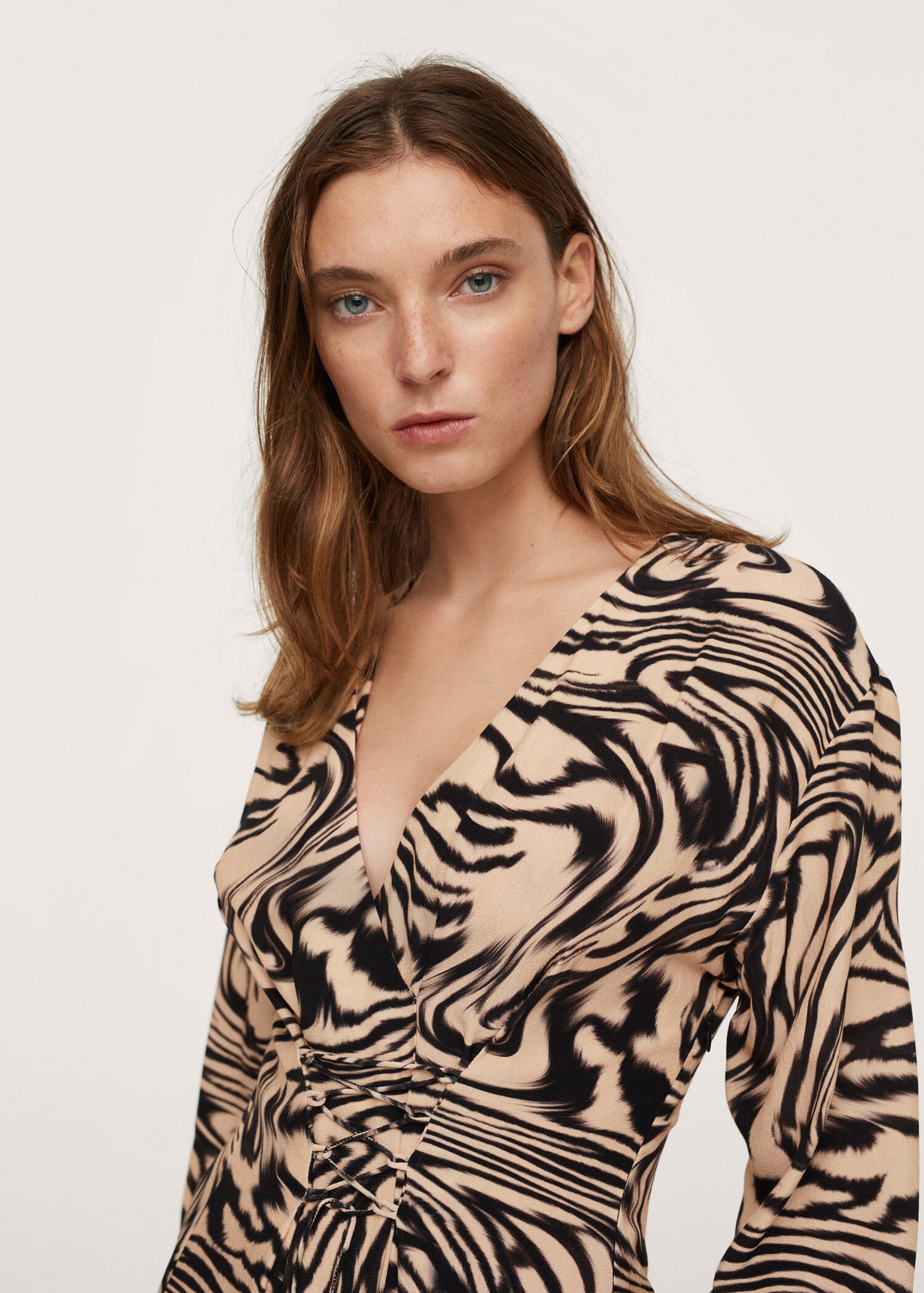 Vestido estampado animal - Detalle del artículo 1
