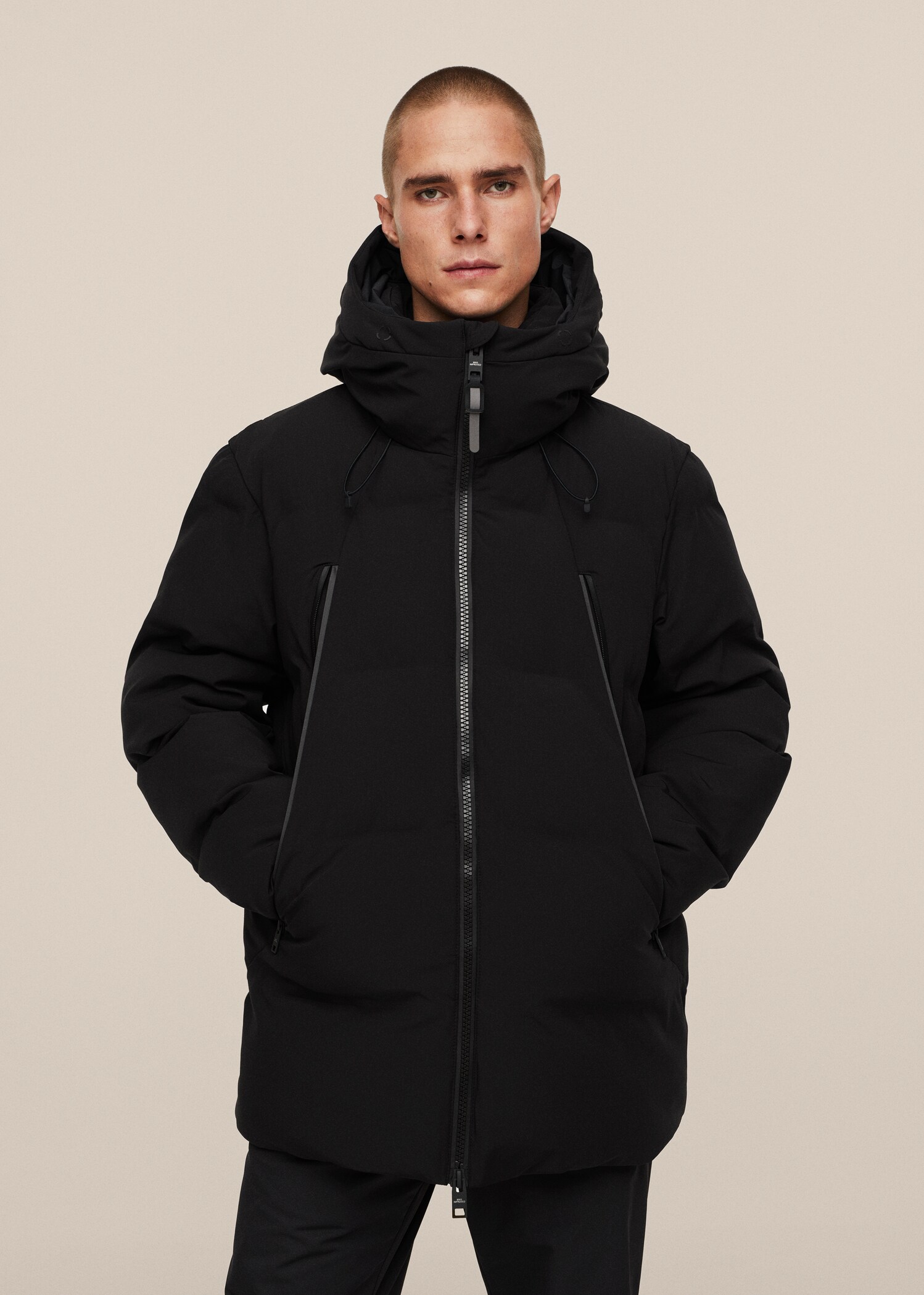 Anorak impermeable termorregulador - Plano medio