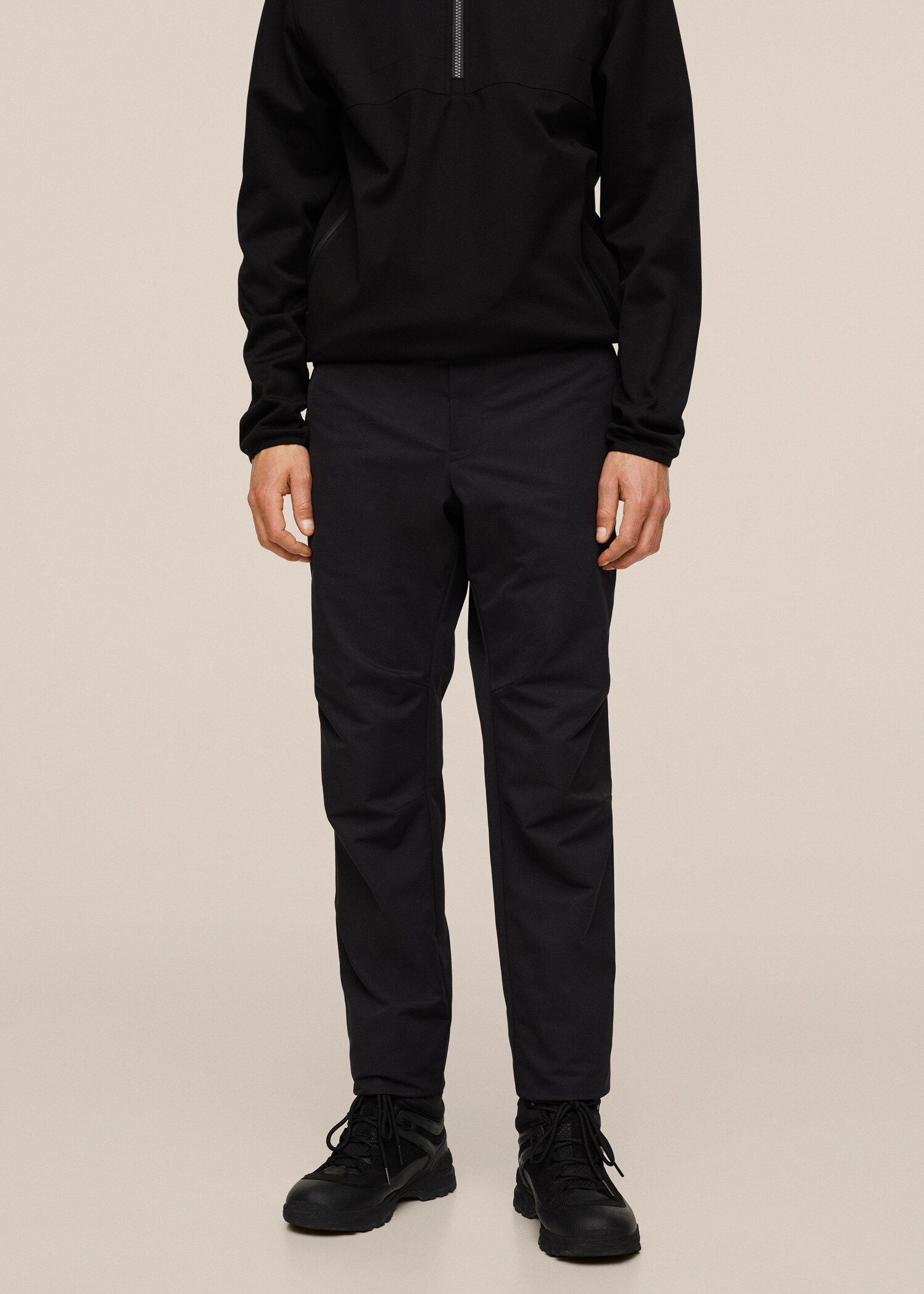 Breathable non-crease trousers - Medium plane