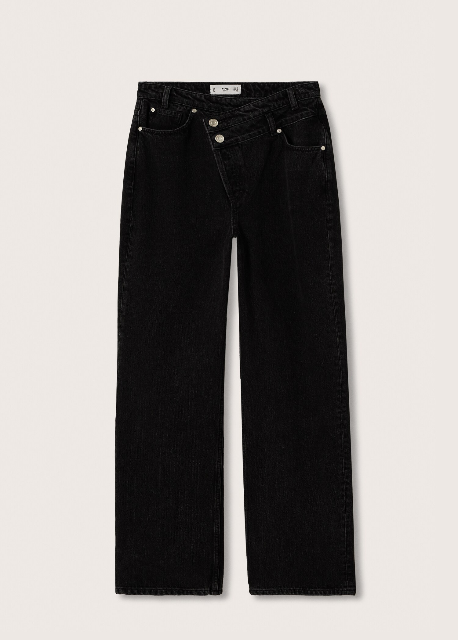 High waist straight jeans - Article without model