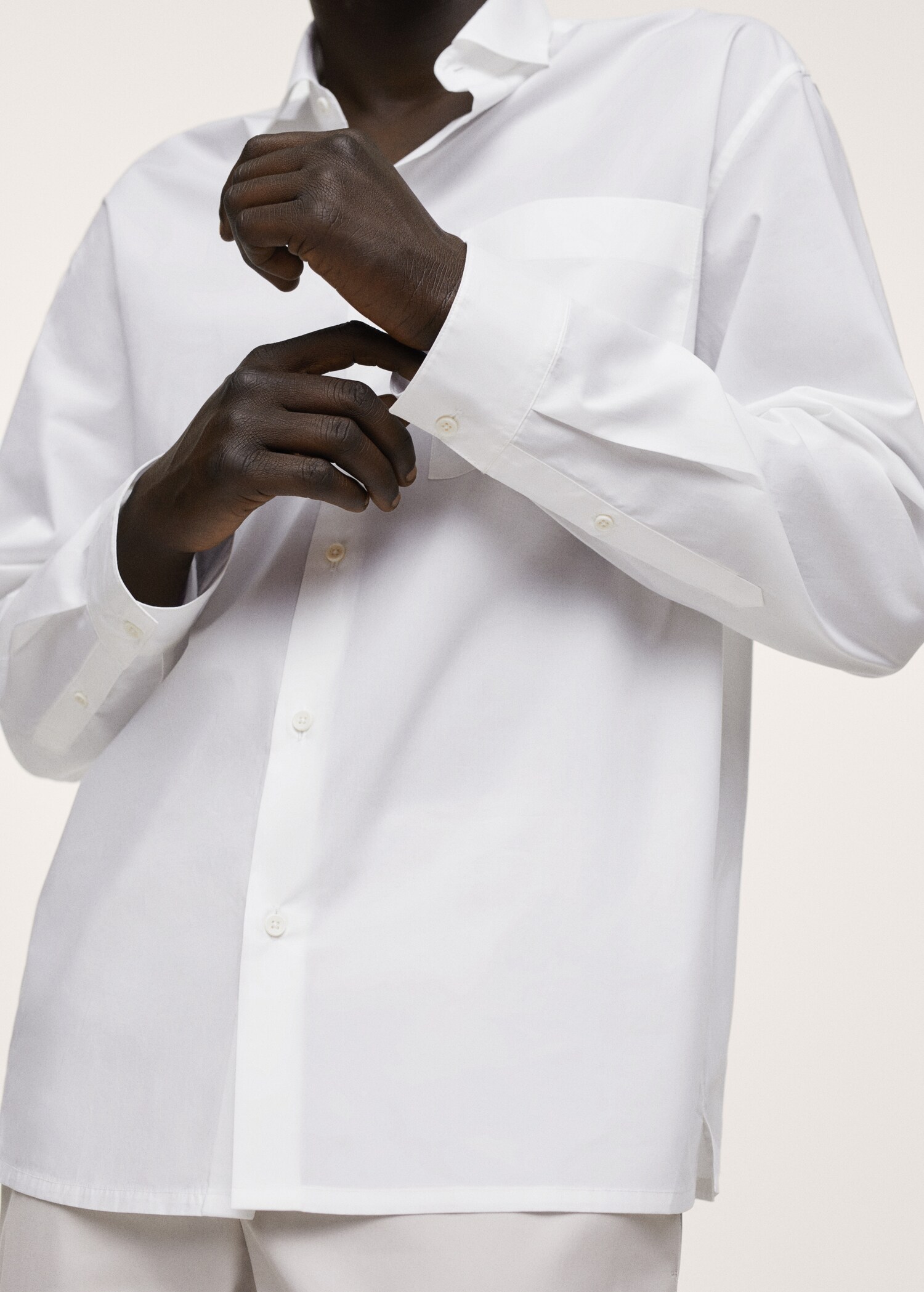 Relaxed-fit cotton shirt - Details of the article 2
