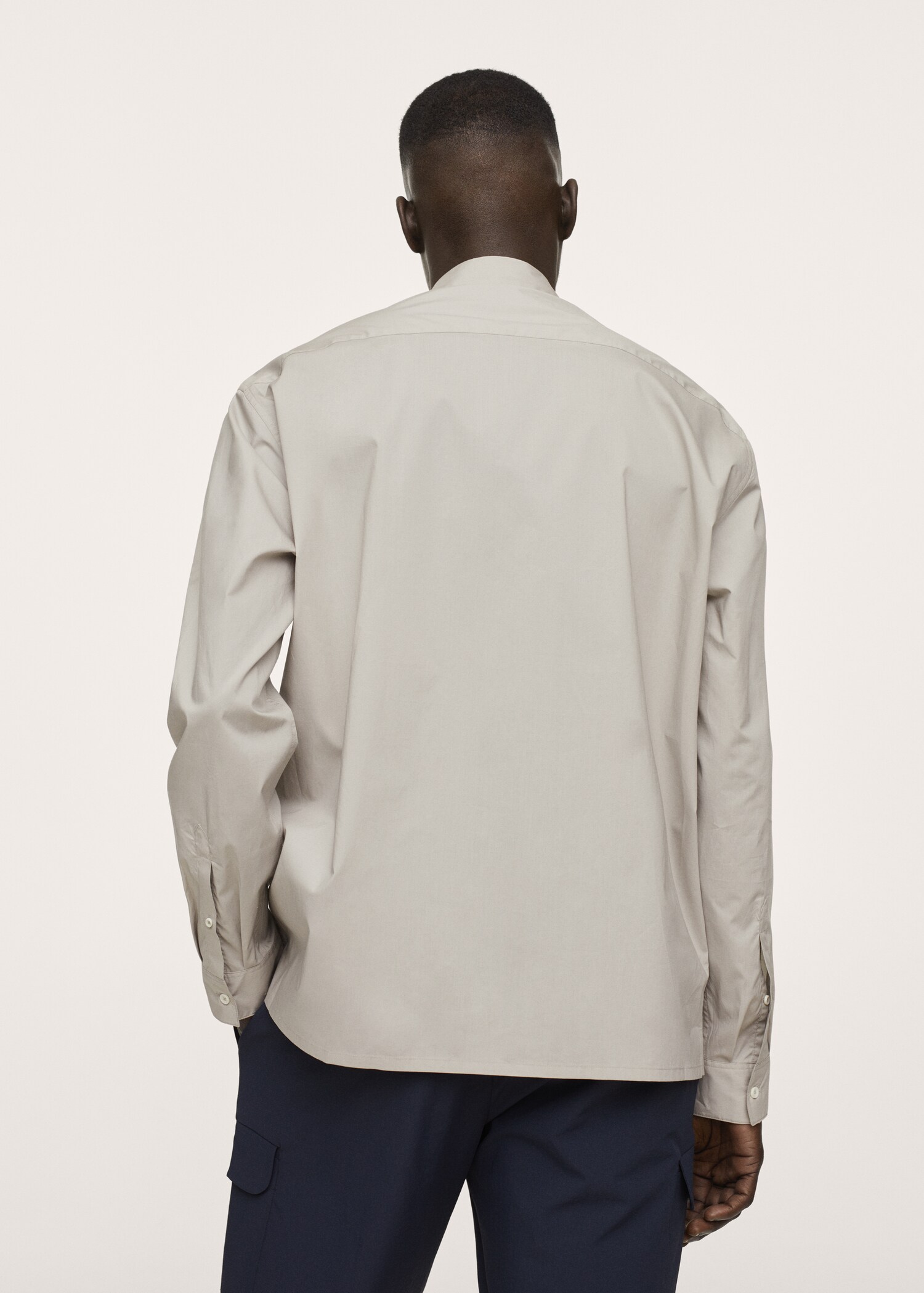 Camisa relaxed-fit algodón - Reverso del artículo