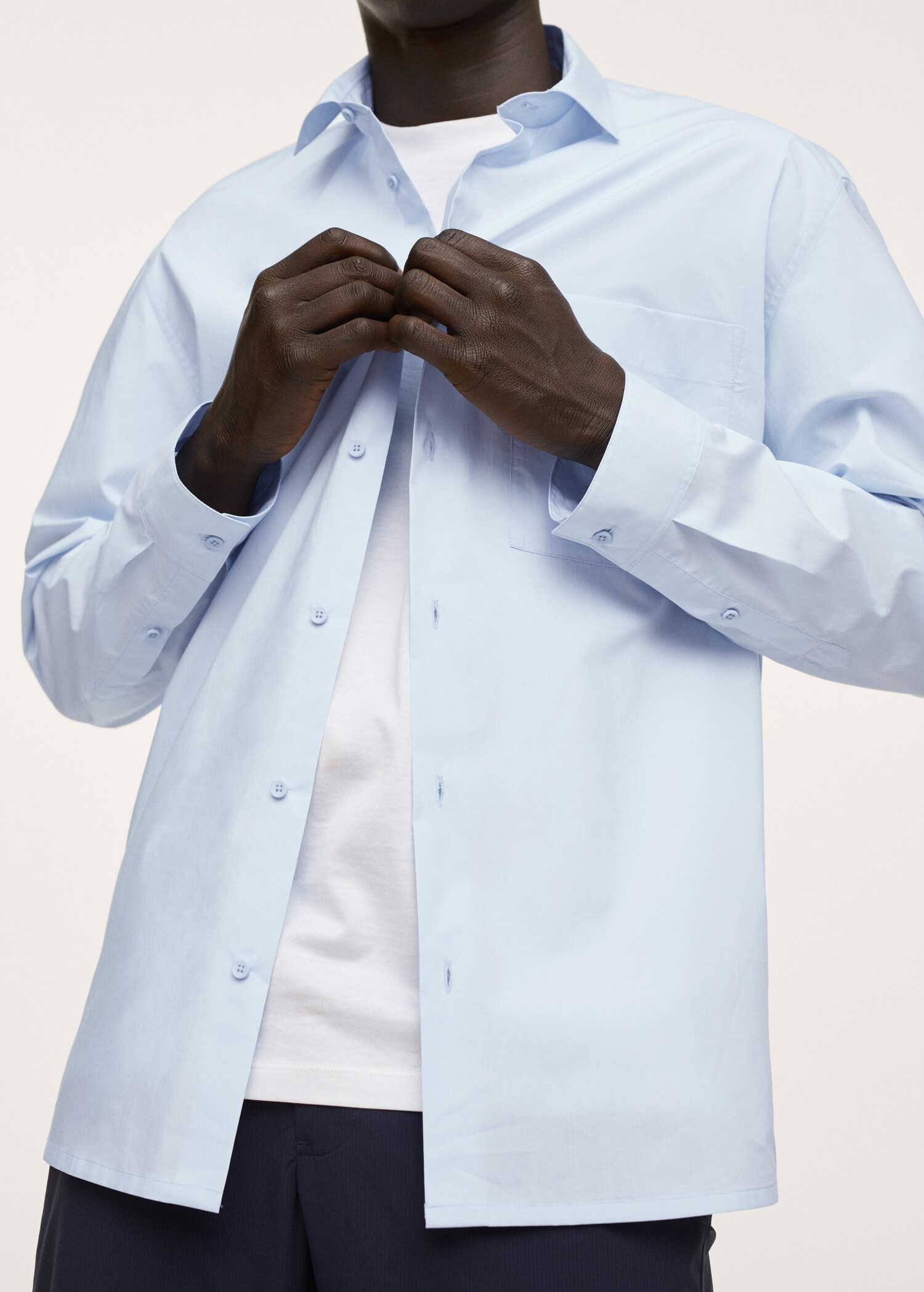 Relaxed-fit cotton shirt - Details of the article 2