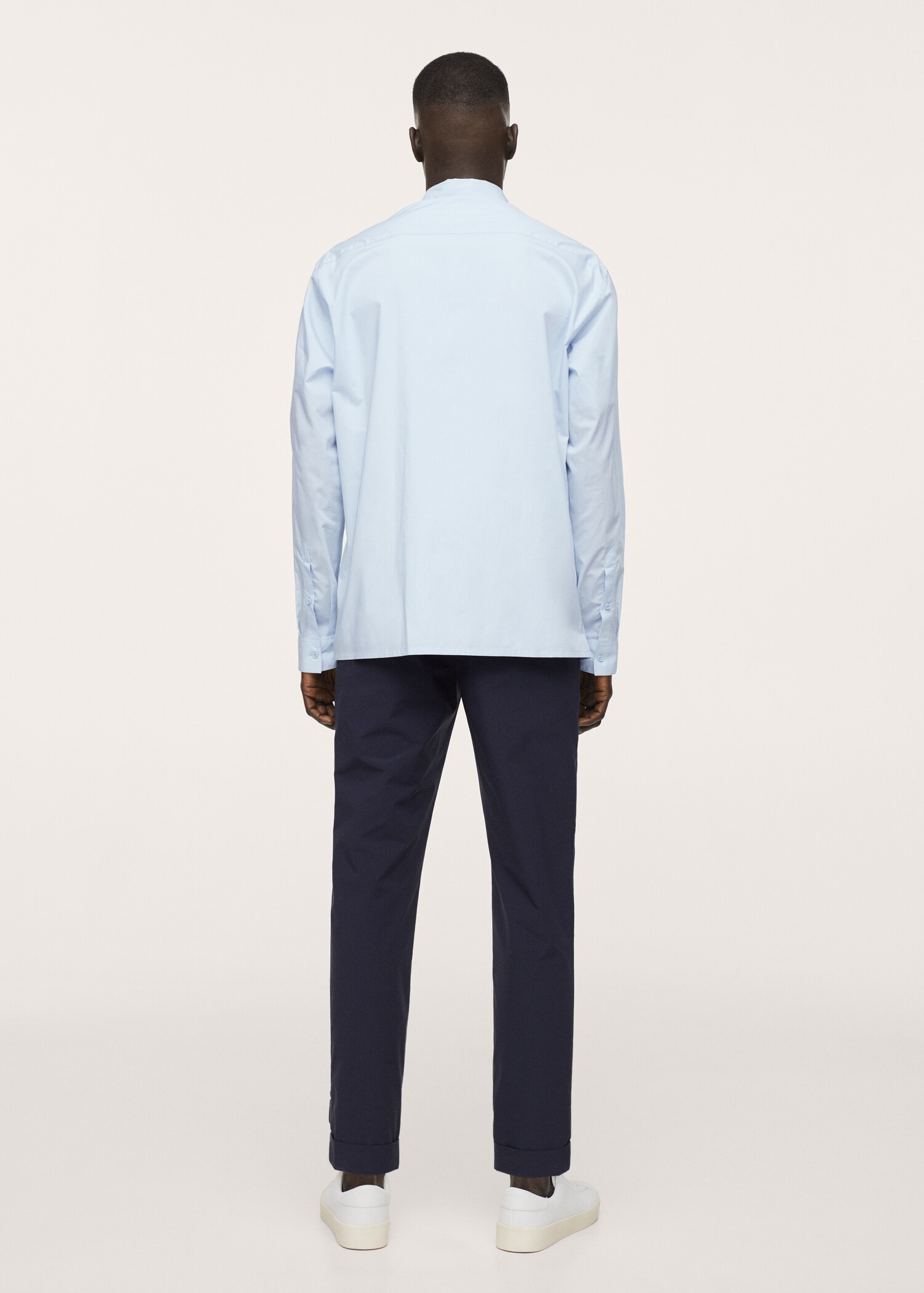 Relaxed-fit cotton shirt - Reverse of the article
