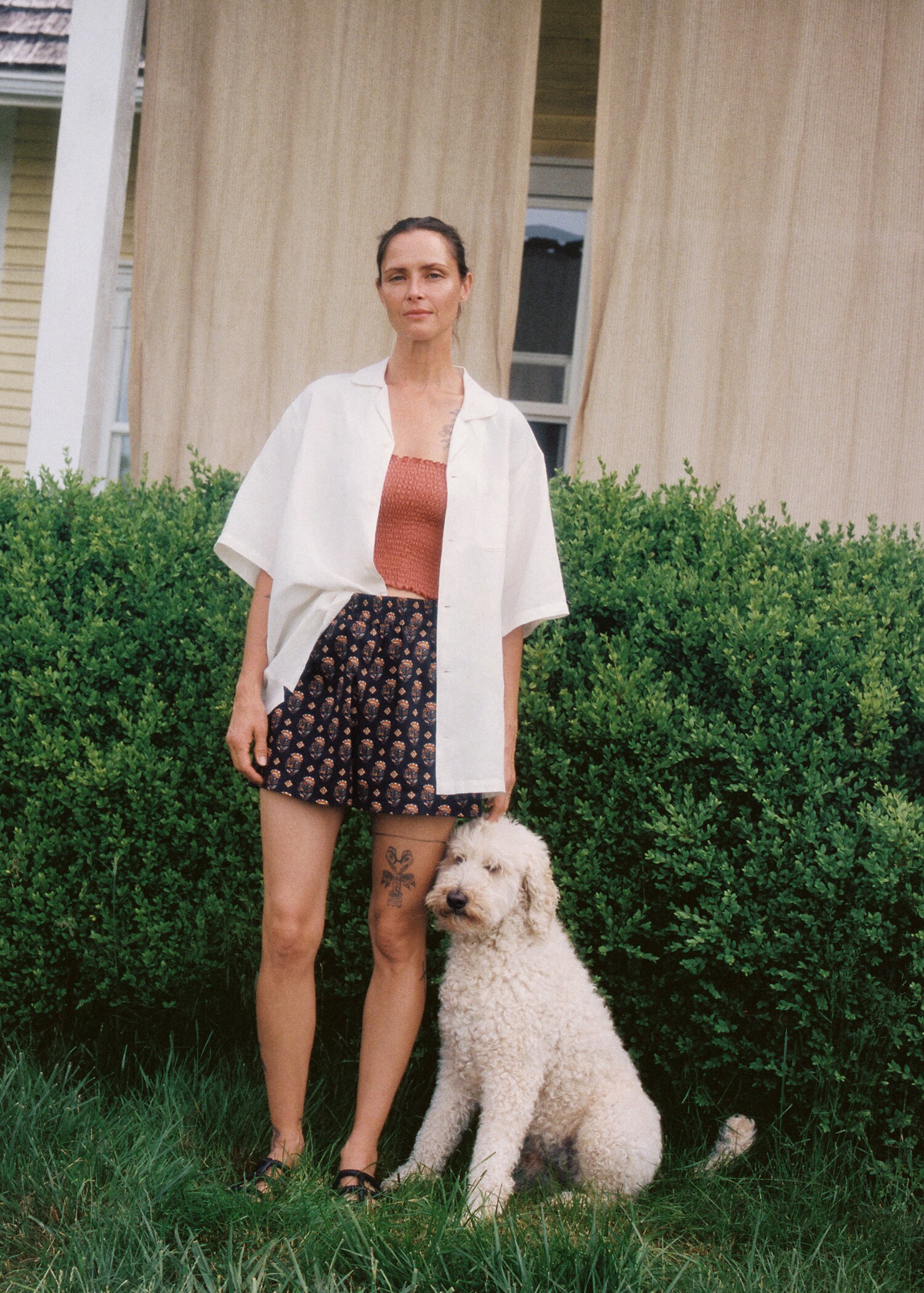 Draped crop top - Details of the article 5