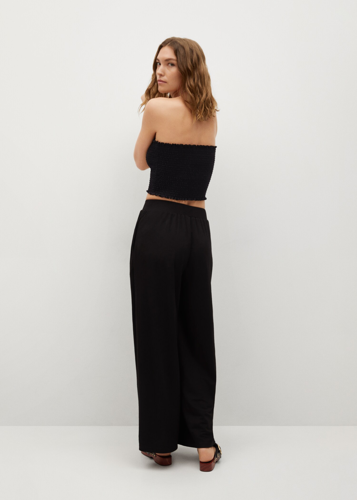 Draped crop top - Reverse of the article