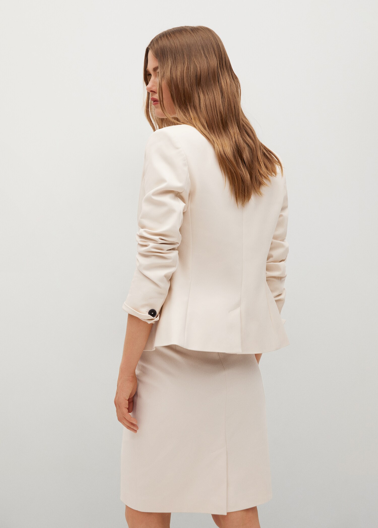 Structured suit blazer - Reverse of the article