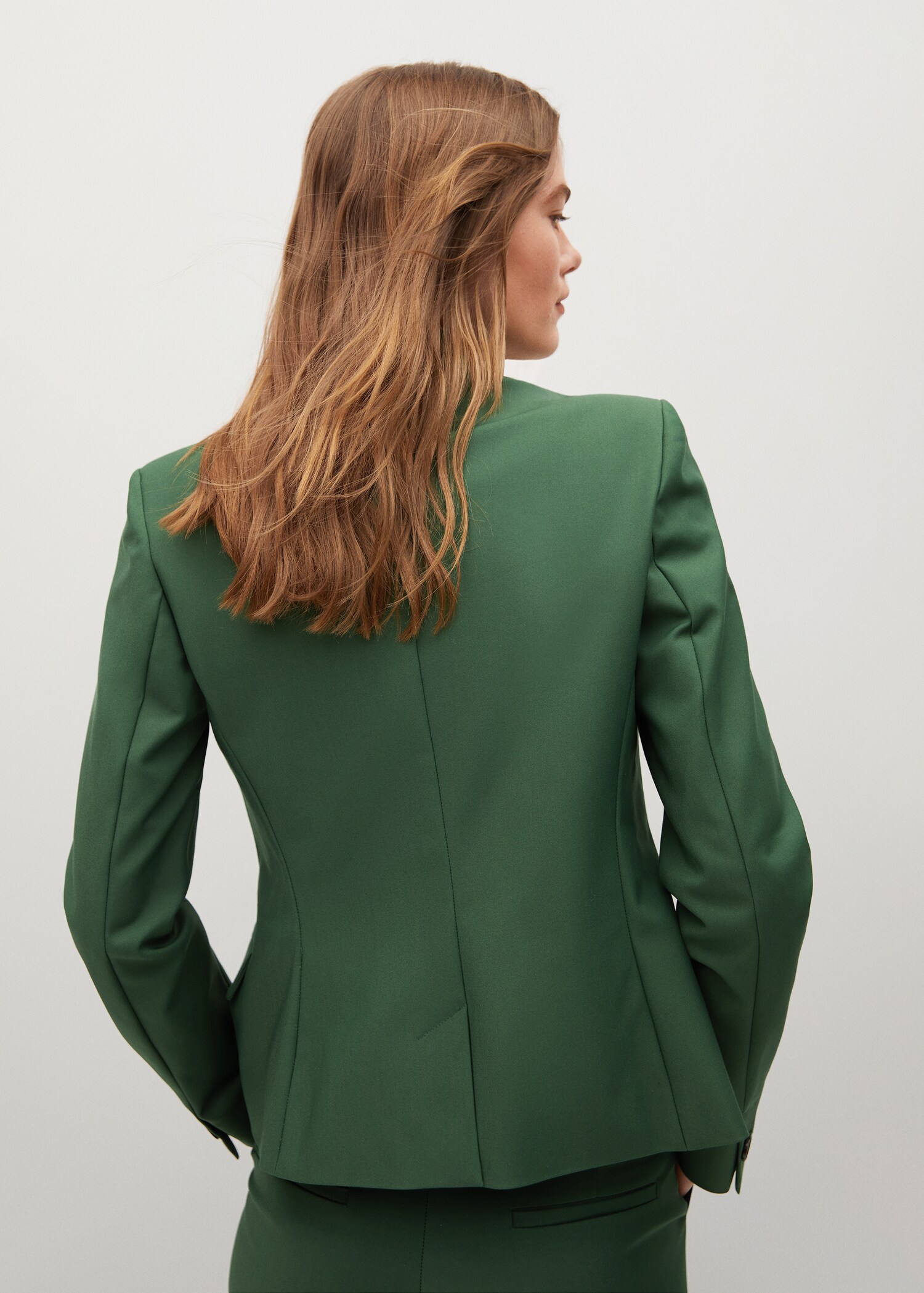 Structured suit blazer - Reverse of the article