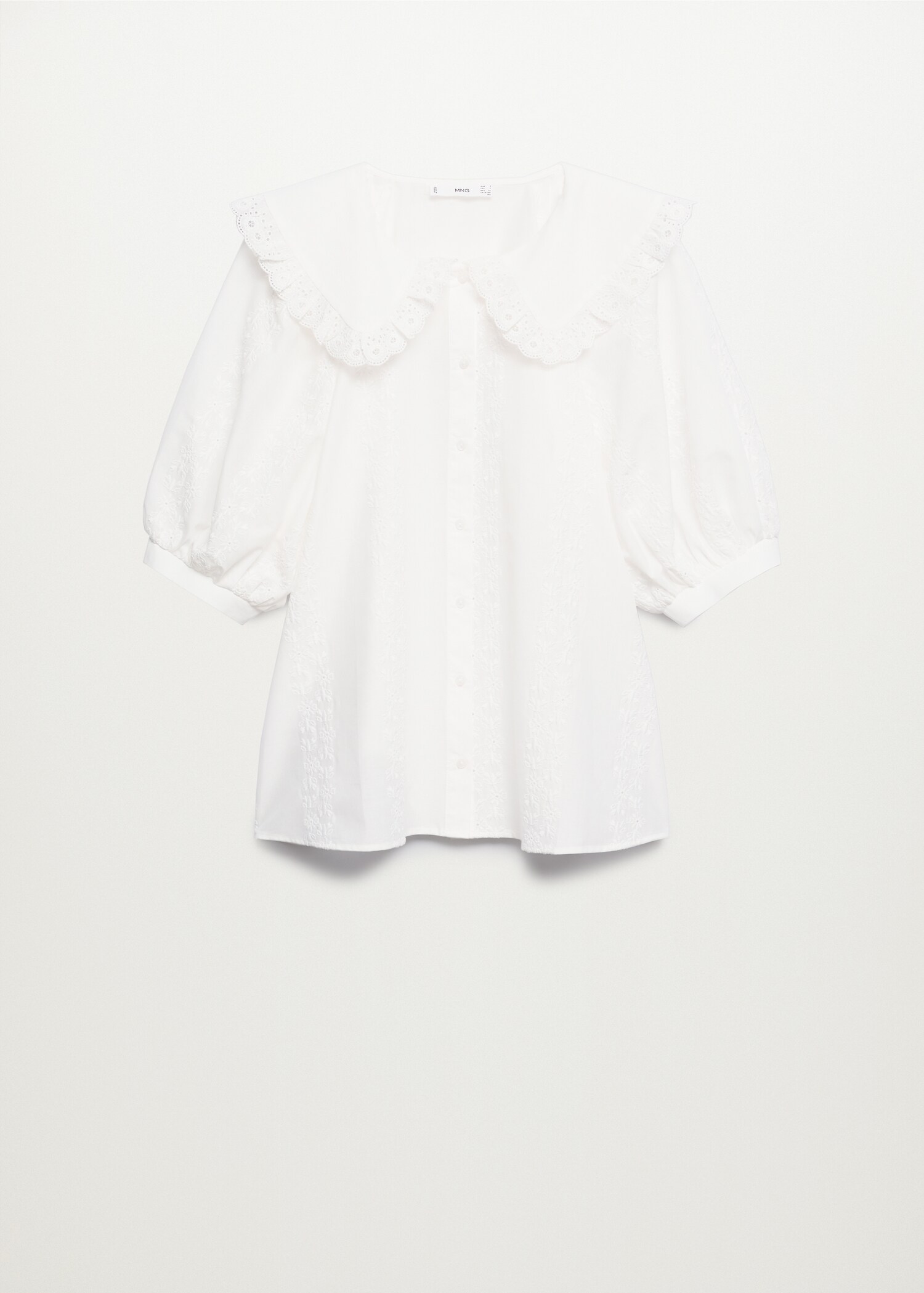 Blusa cuello babydoll - Artículo sin modelo