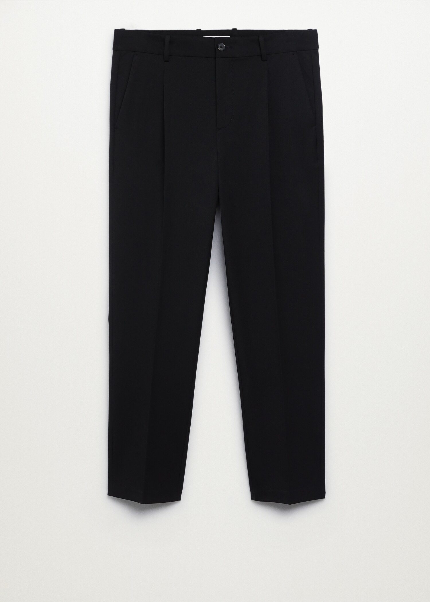 Calças relaxed fit com pinças - Artigo sem modelo