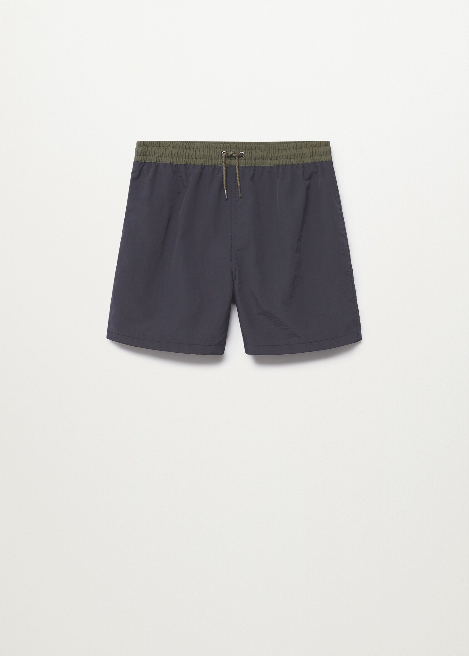Zweifarbige Badeshorts - Artikel ohne Model