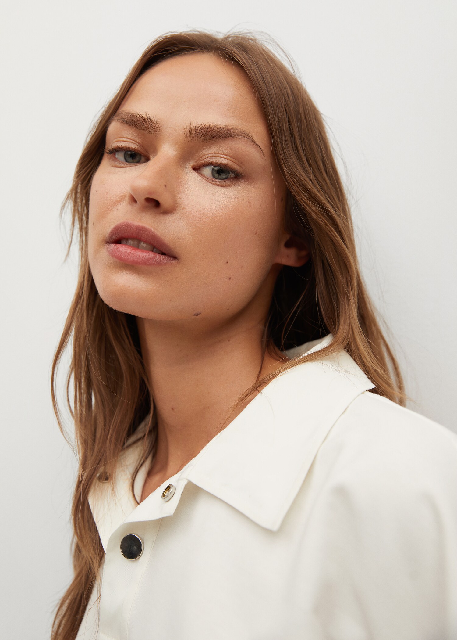 Button-down collar polo shirt - Details of the article 1