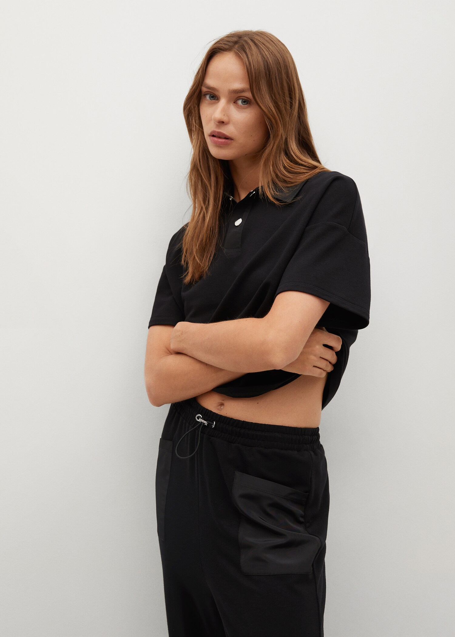 Polohemd mit Button-down-Kragen - Mittlere Ansicht