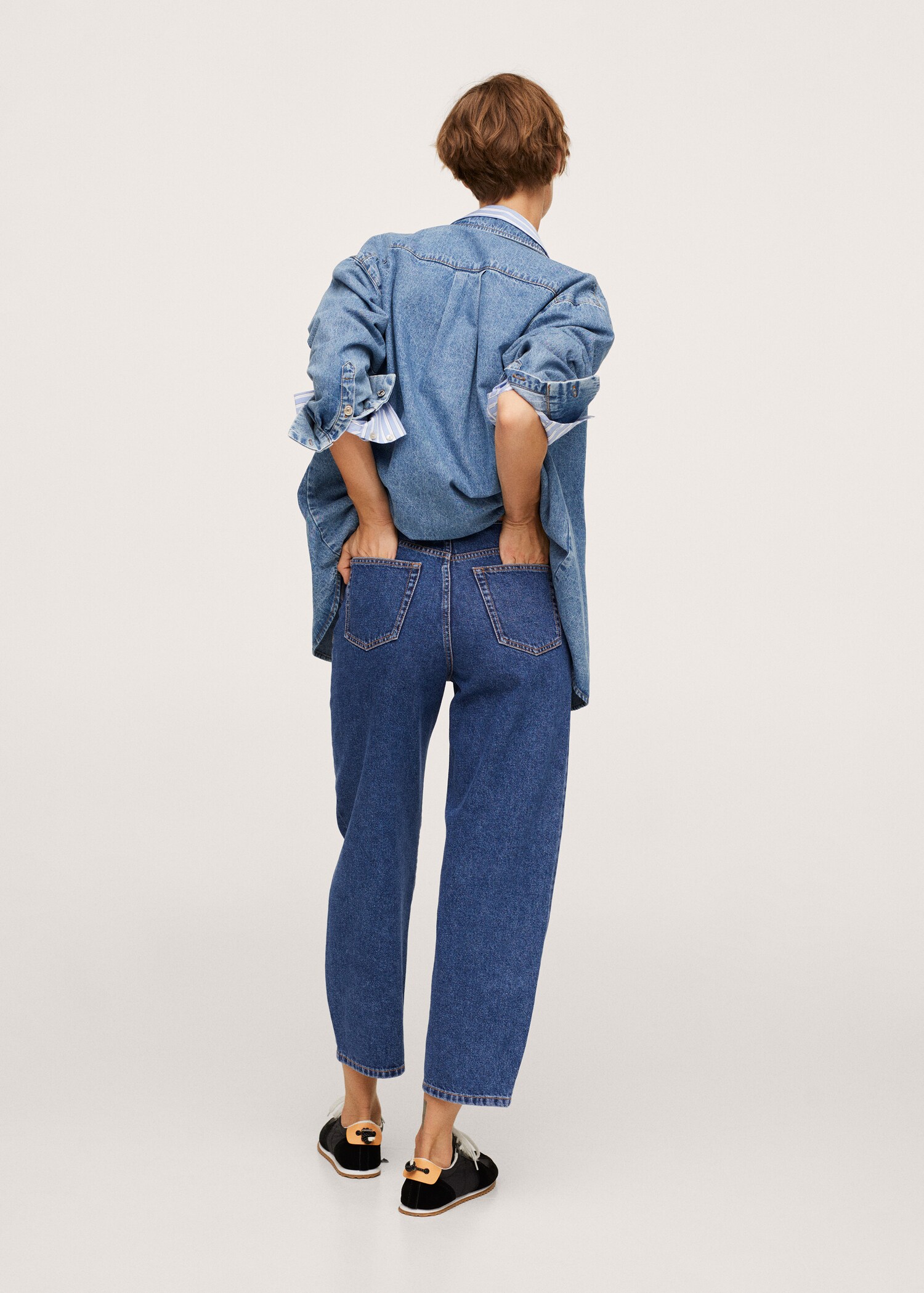 Jeans Balloon tiro alto - Reverso del artículo