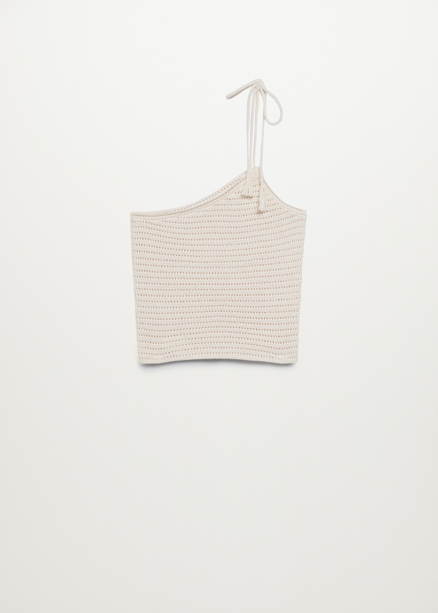 Openwork knit cotton top - Article without model